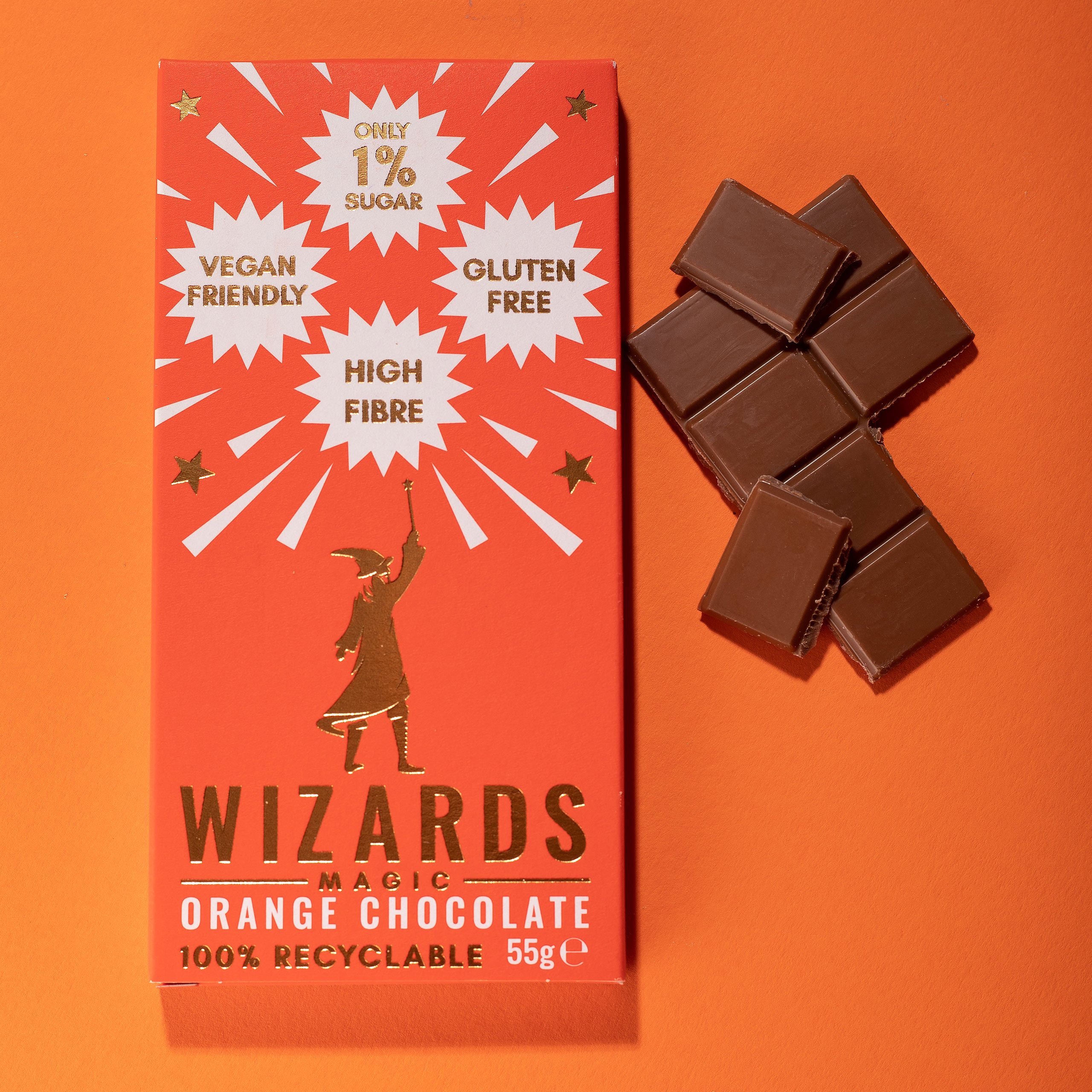 Wizards Magic - Orange chocolate 12 bars