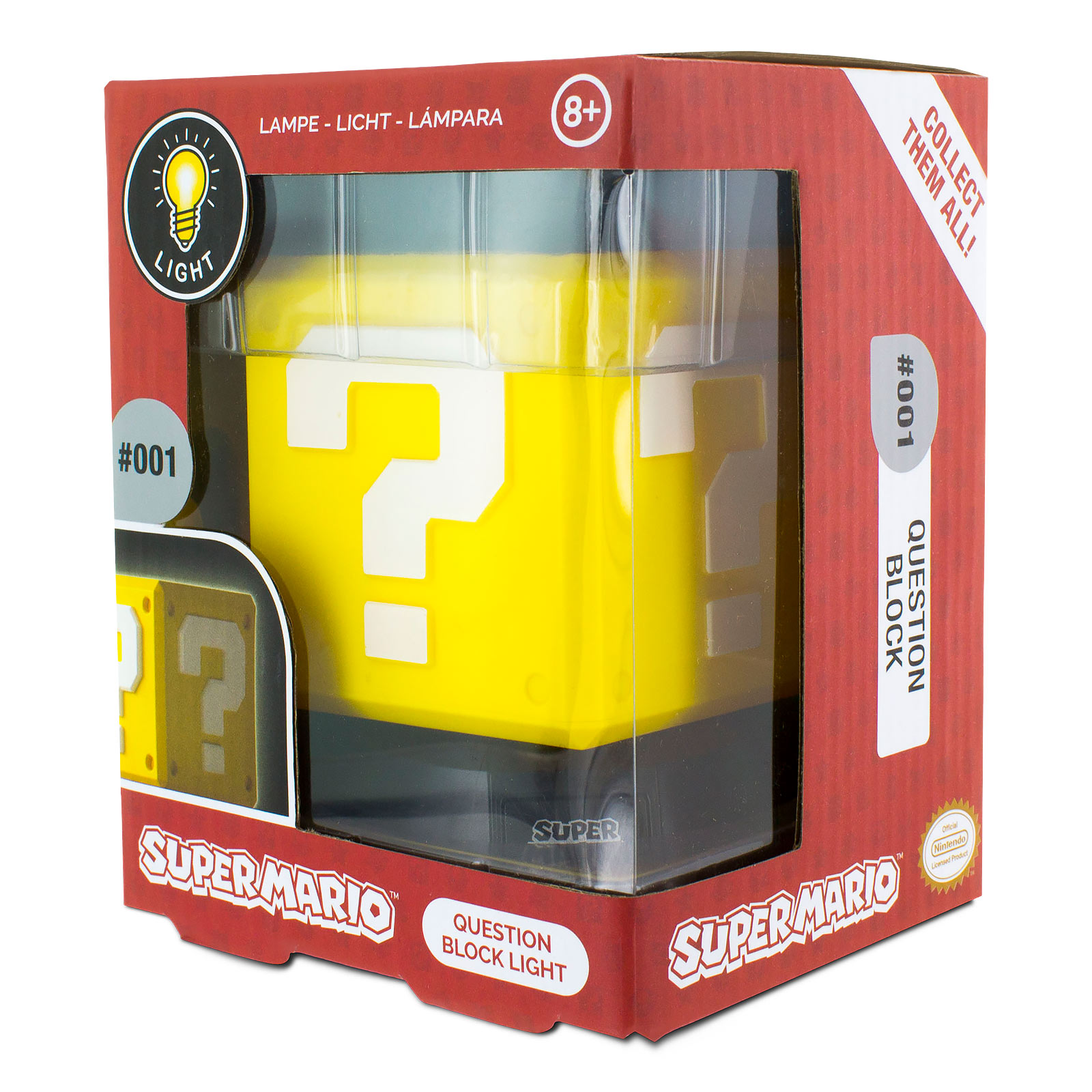 Super Mario - Vraagtekenblok 3D Tafellamp