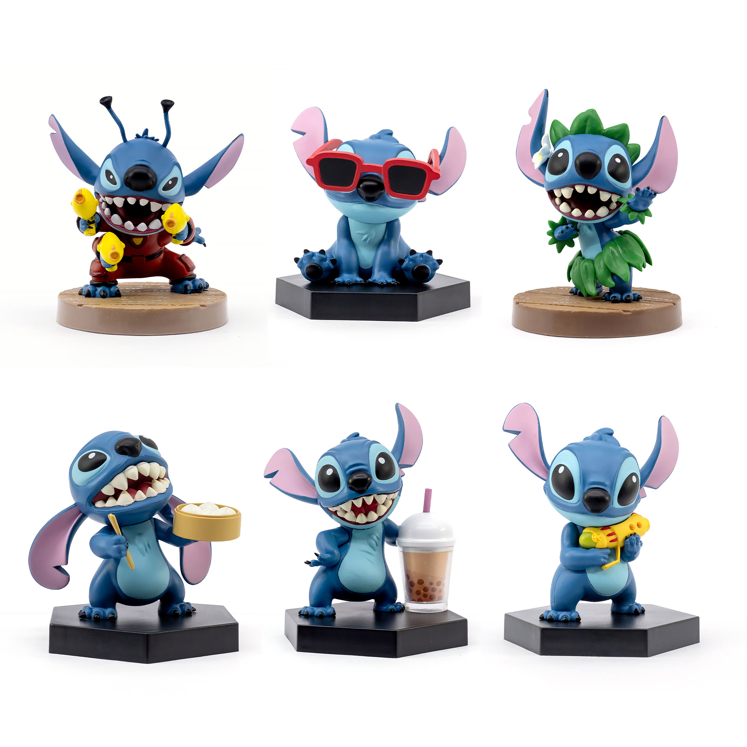 Figura Stitch YuMe Hero Blind Box Fun Series - Lilo & Stitch Espositore da 12 pezzi