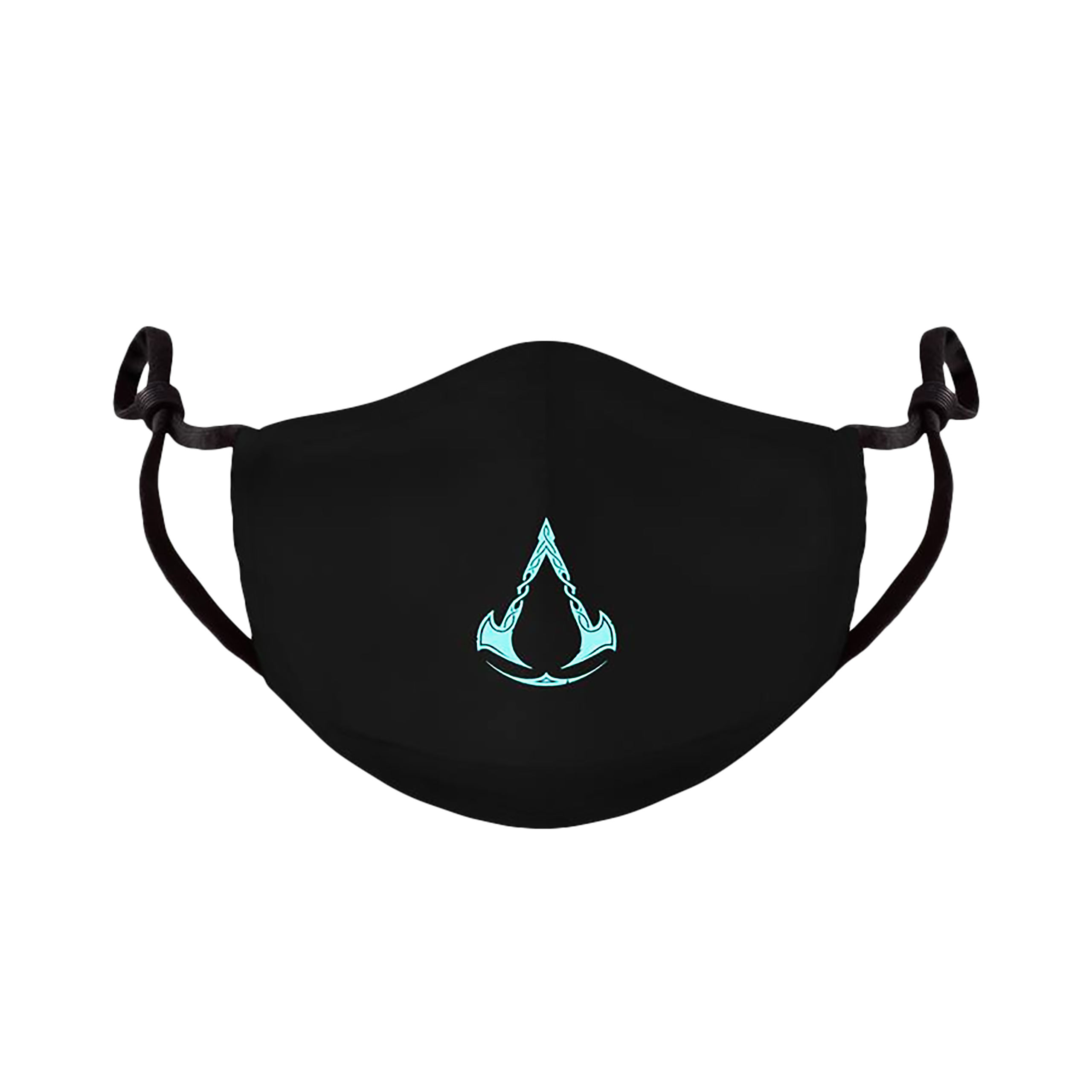 Assassin's Creed - Valhalla Logo Gesichtsmaske schwarz