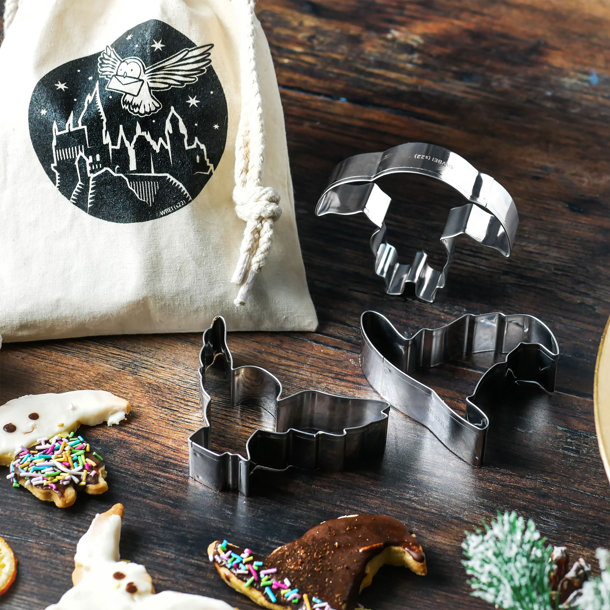 Harry Potter - Cookie Cutter Set in Fabric Bag
