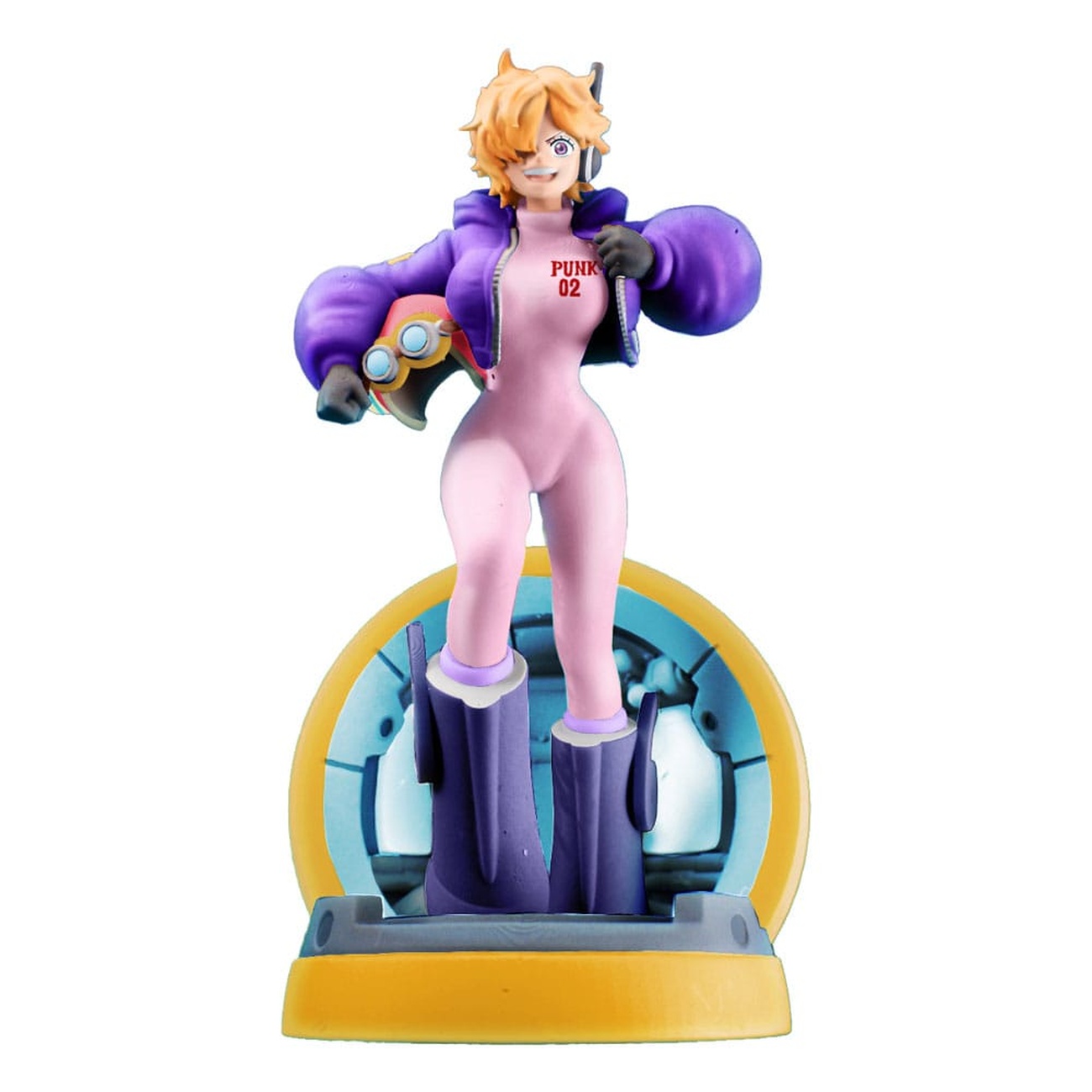 One Piece Petitrama Mini figura PVC Logbox Re Birth Egghead Set 9 cm