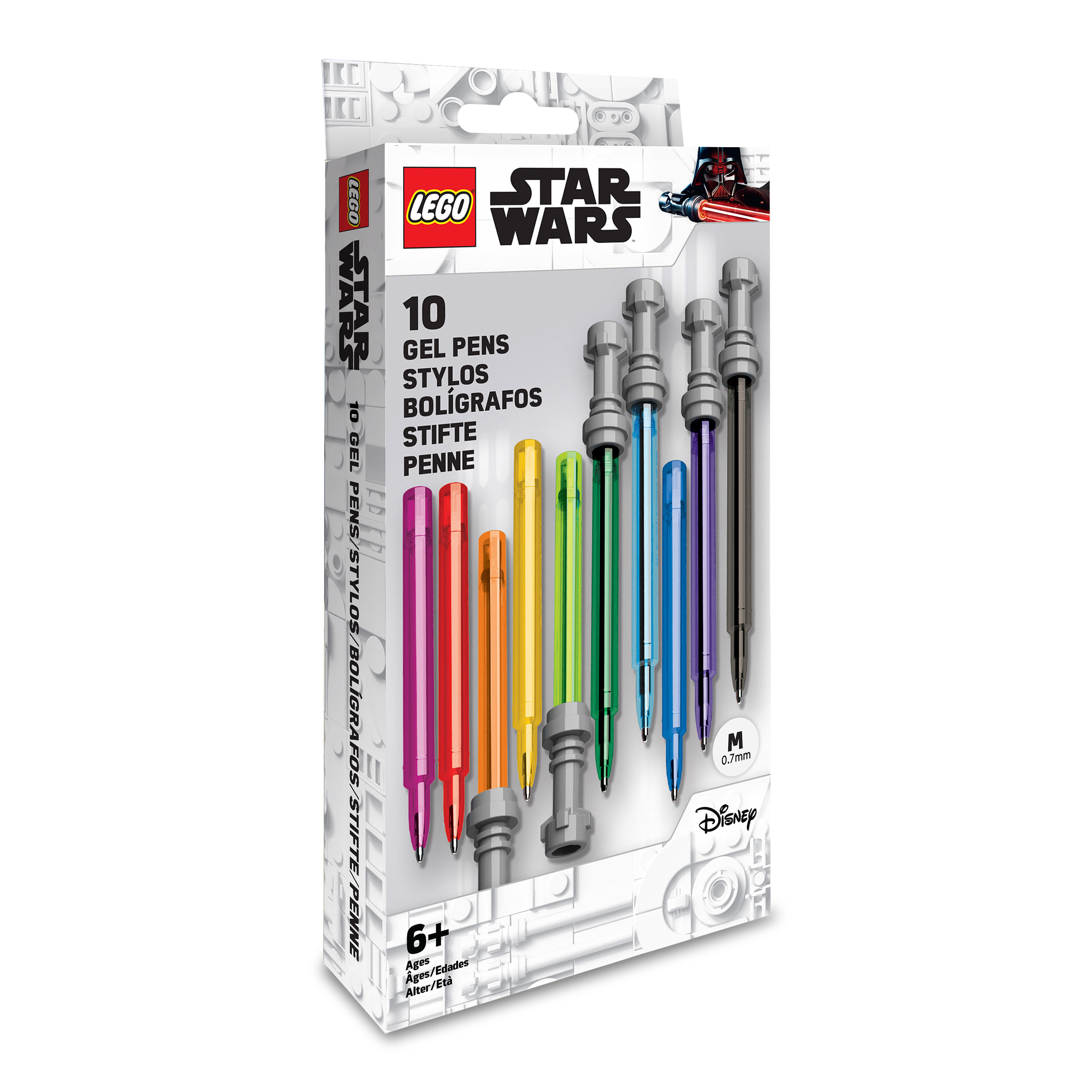 Star Wars - LEGO Lichtschwert Gelstifte 10er Set