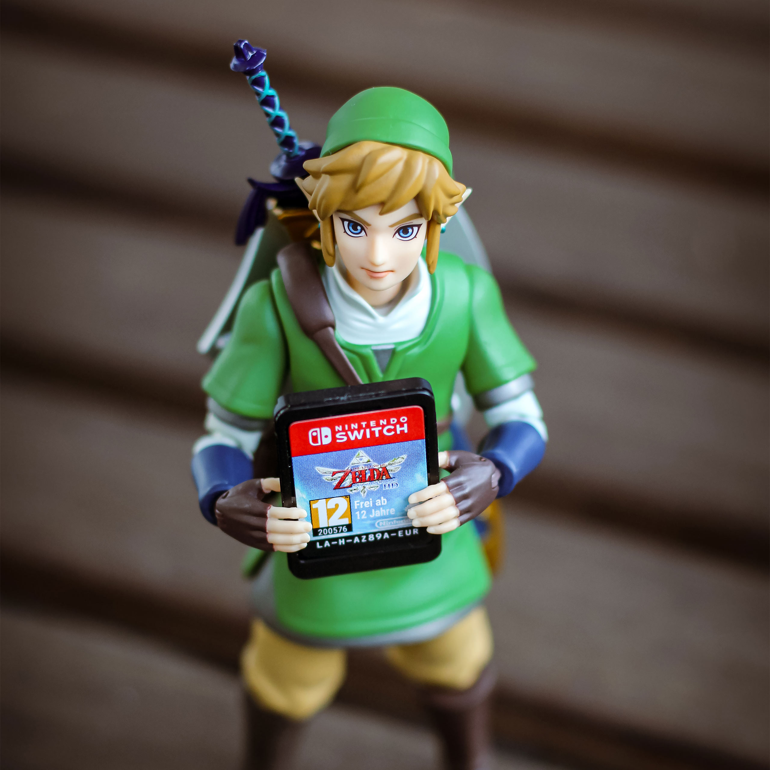 Statue Figurine Link Zelda 11 Cm - Version Q Big Head - Déco Bureau, Collection Anime, Cadeau Fan