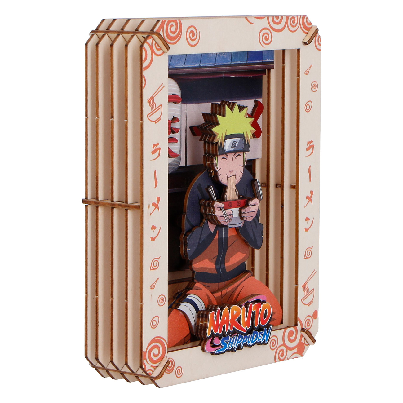 Naruto - Ramen Wooden Theatre 3D Bilderrahmen