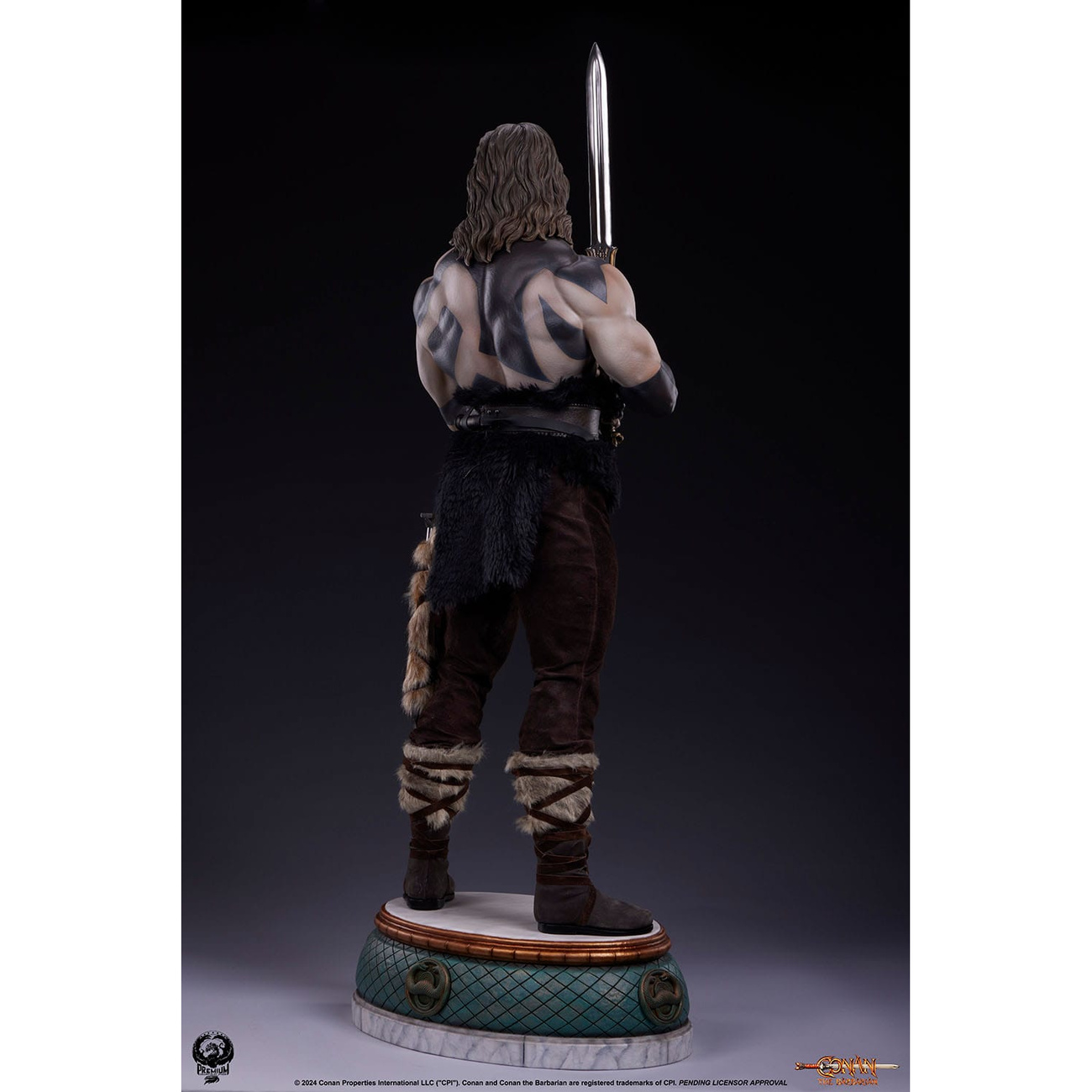 Conan il Barbaro Statua Elite Series 1/2 Conan Warpaint