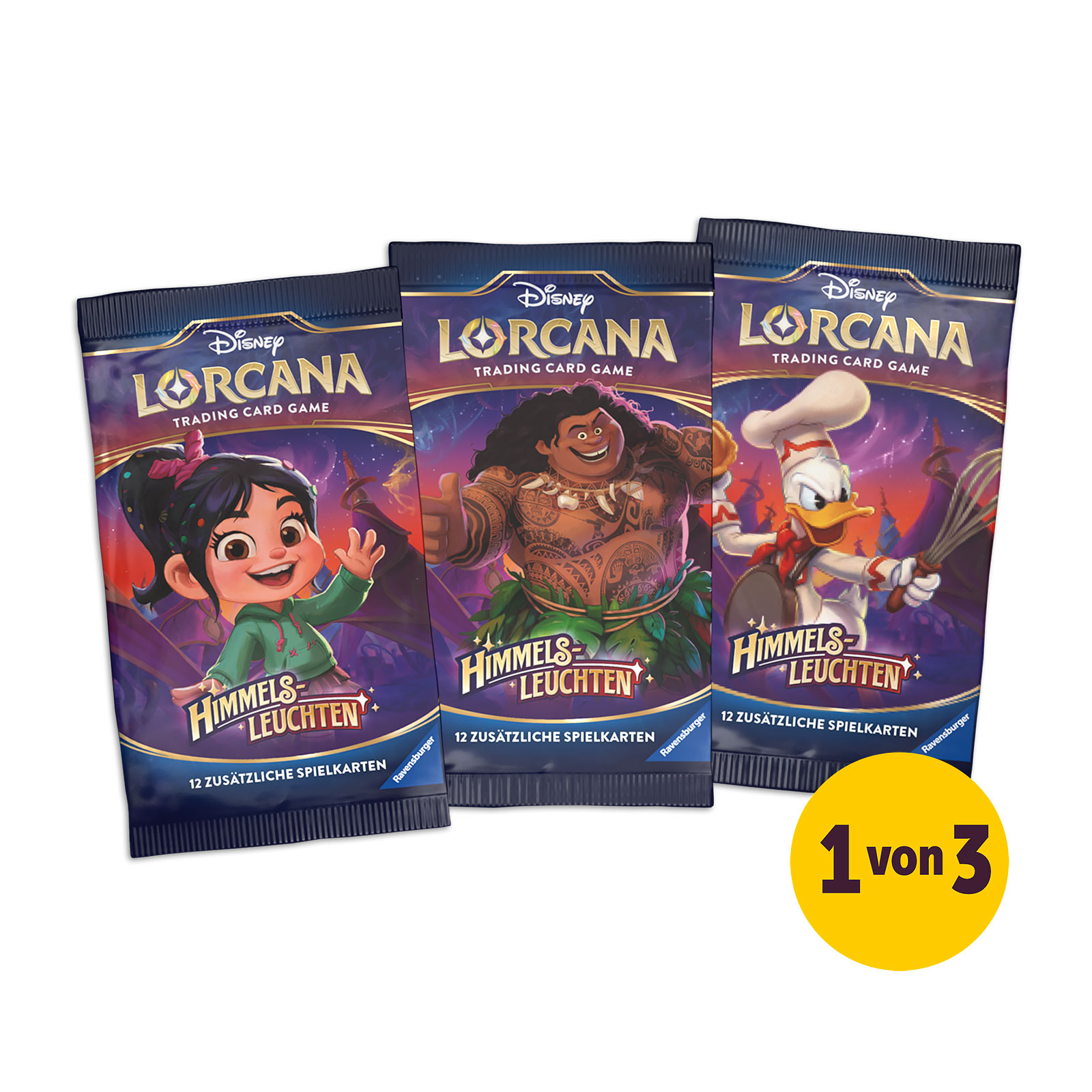 Disney Lorcana Booster - Juego de cartas de intercambio Skyglow