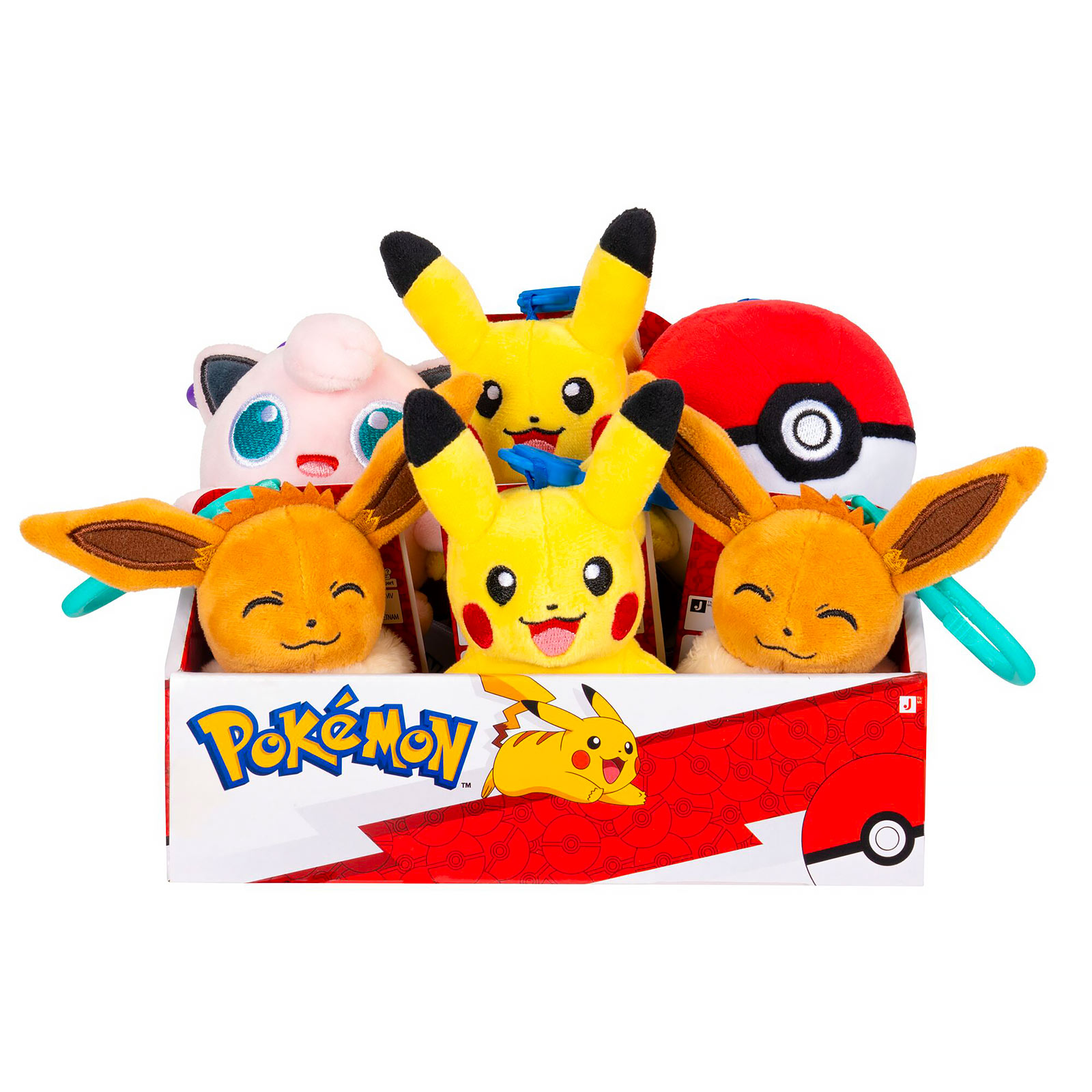 Pokémon - Plush Mystery Sleutelhanger Display E1096031