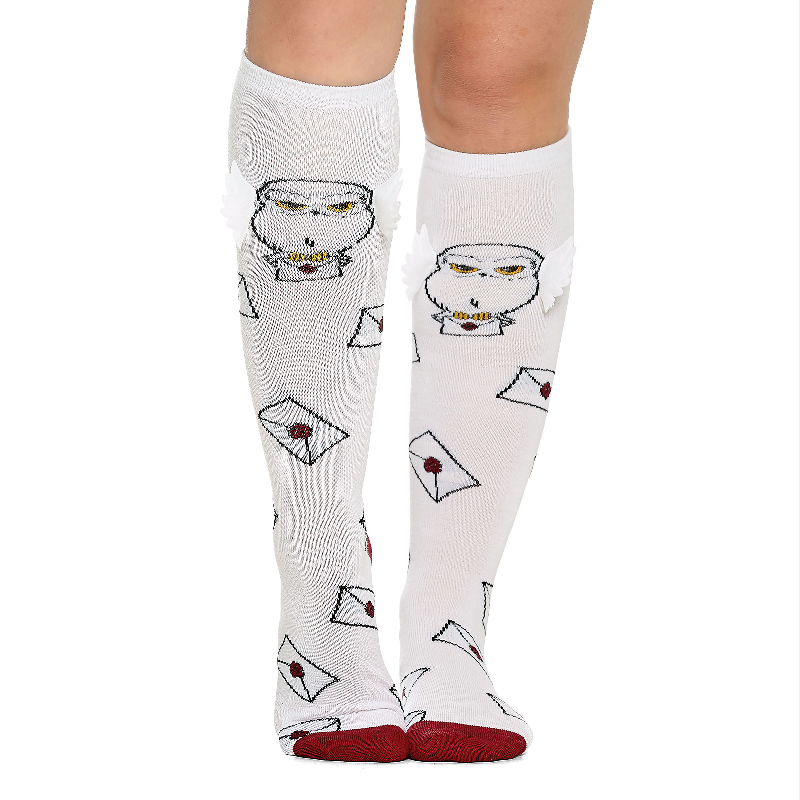 Harry Potter - Chaussettes Hautes Hedwig Blanches