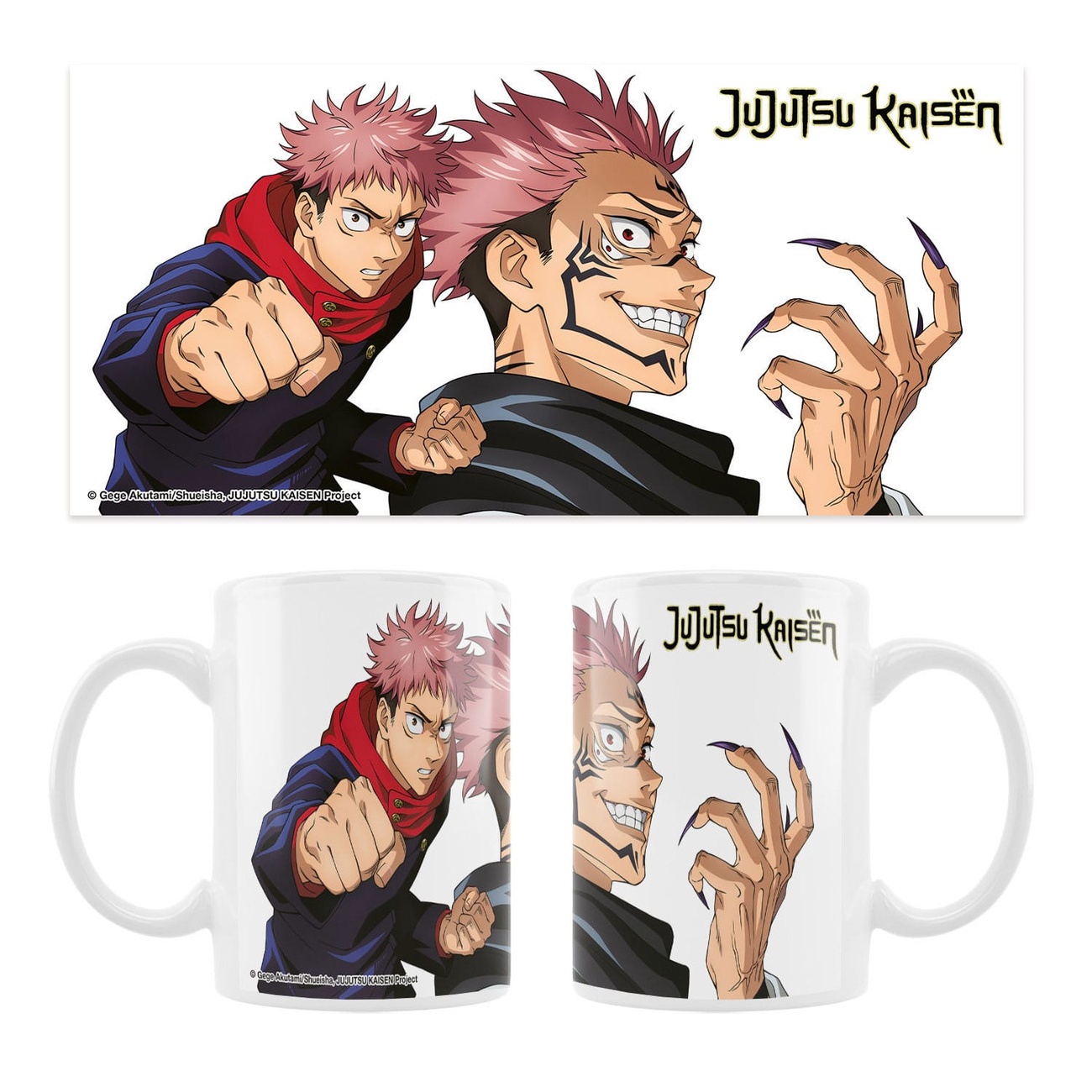 Jujutsu Kaisen Mug en céramique Yuji & Sukuna
