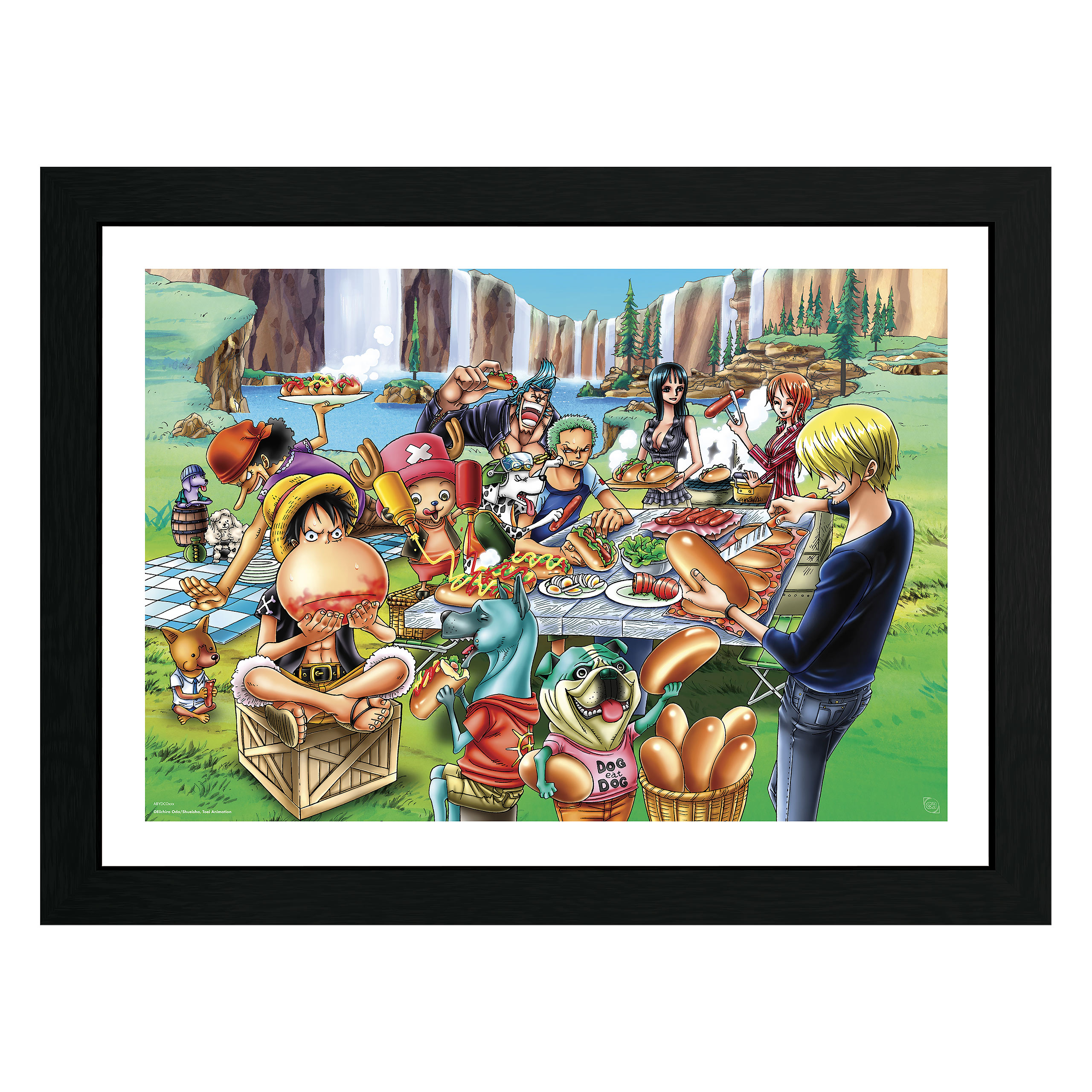 One Piece - Hot-Dog Party Tableau Mural