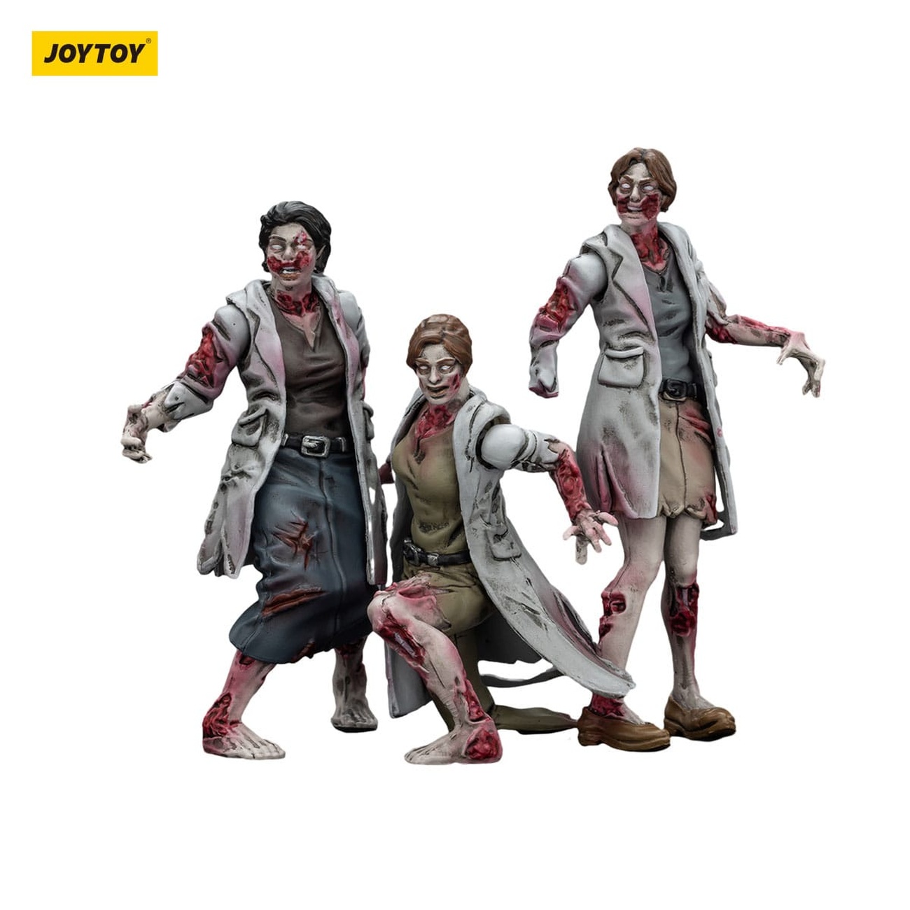 Zombie Dark Source actionfigurer 3-pack Medics 8 cm