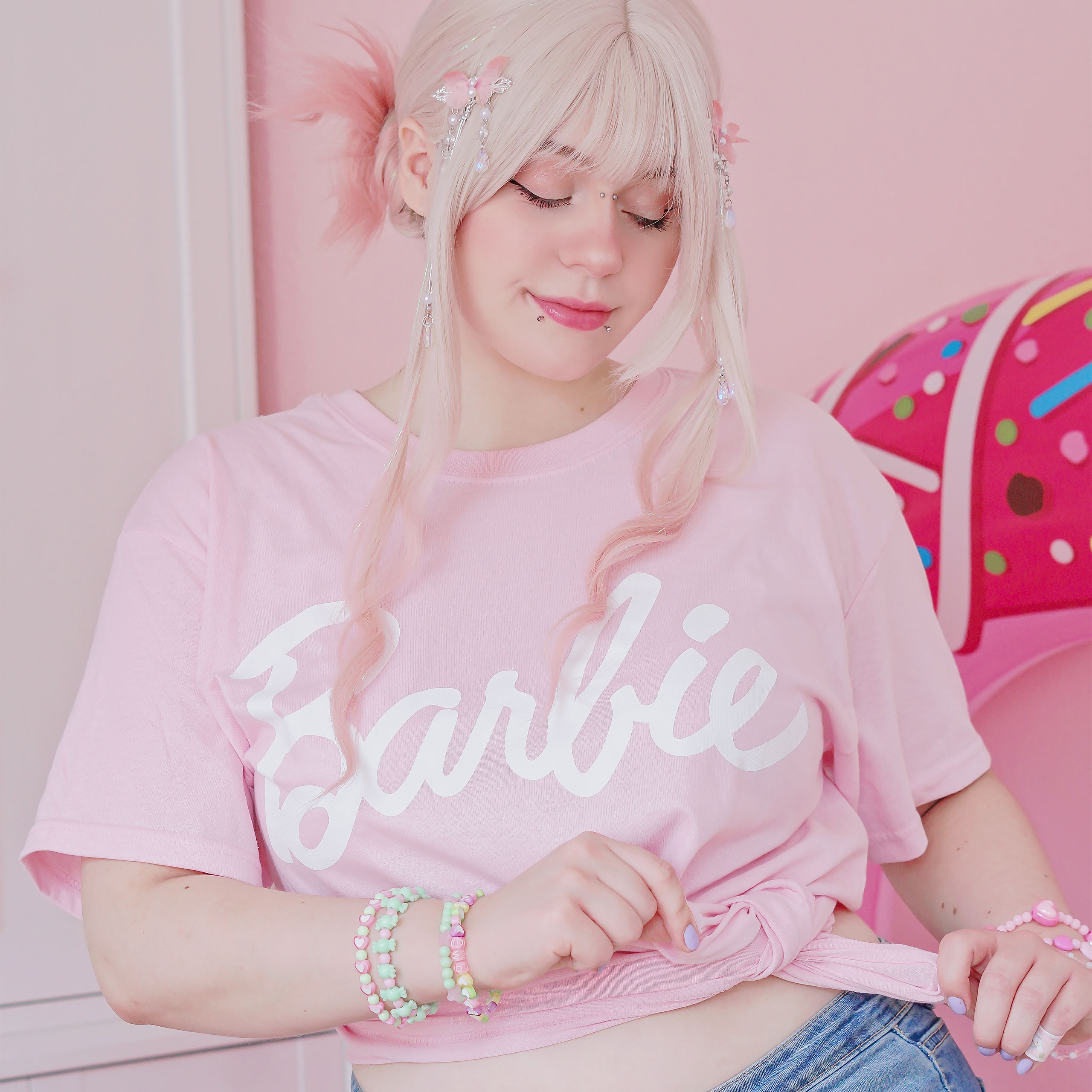 Barbie - Logo T-Shirt rosa