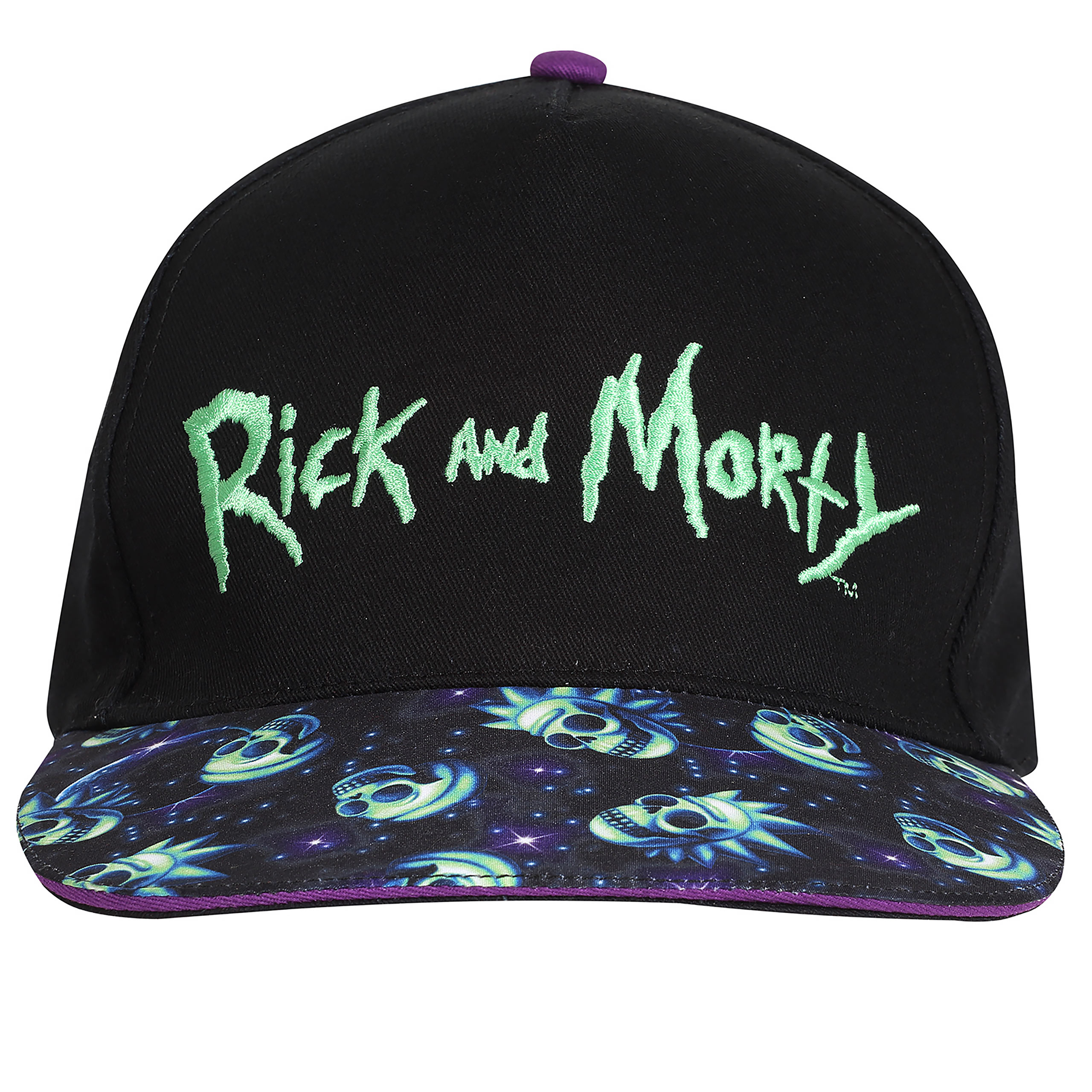 Rick And Morty - Casquette Snapback Logo Néon