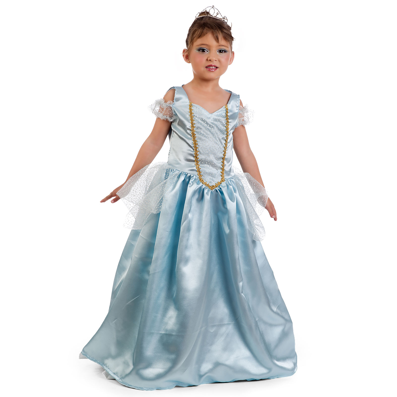 Cinderella Princess Dress Turquoise - Children's Costume