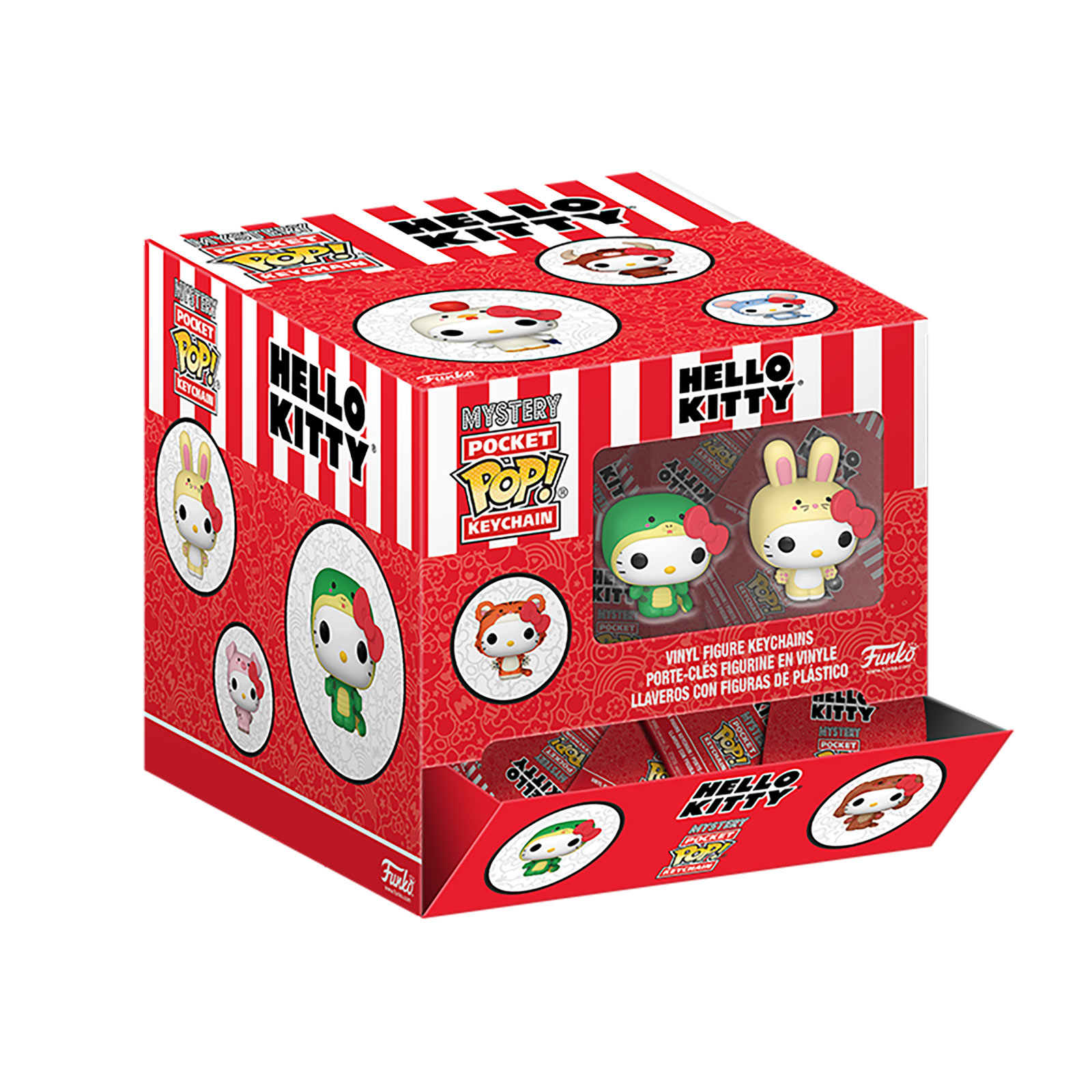 Hello Kitty and Friends Animals Mystery Funko Pop porte-clés - Présentoir Sanrio E1090674