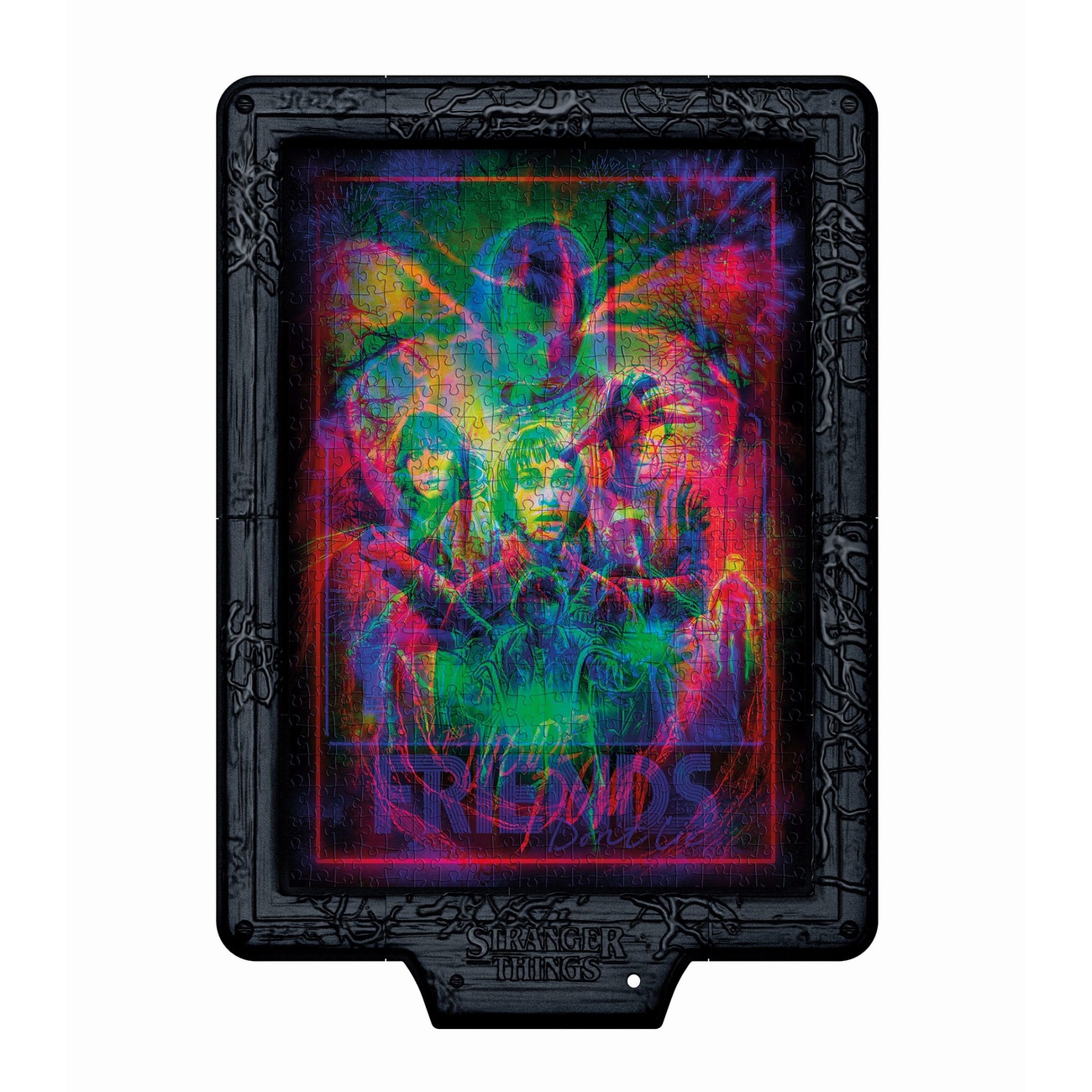 Stranger Things Metamorphic Art Collection puzzle con efecto luminoso The Upside (520 piezas)