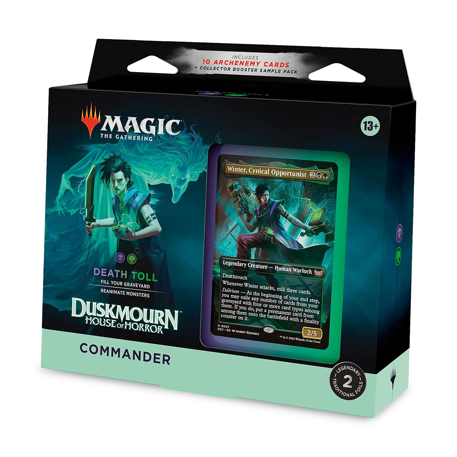 Duskmourn: House of Horror Commander Deck Death Toll - Magic The Gathering