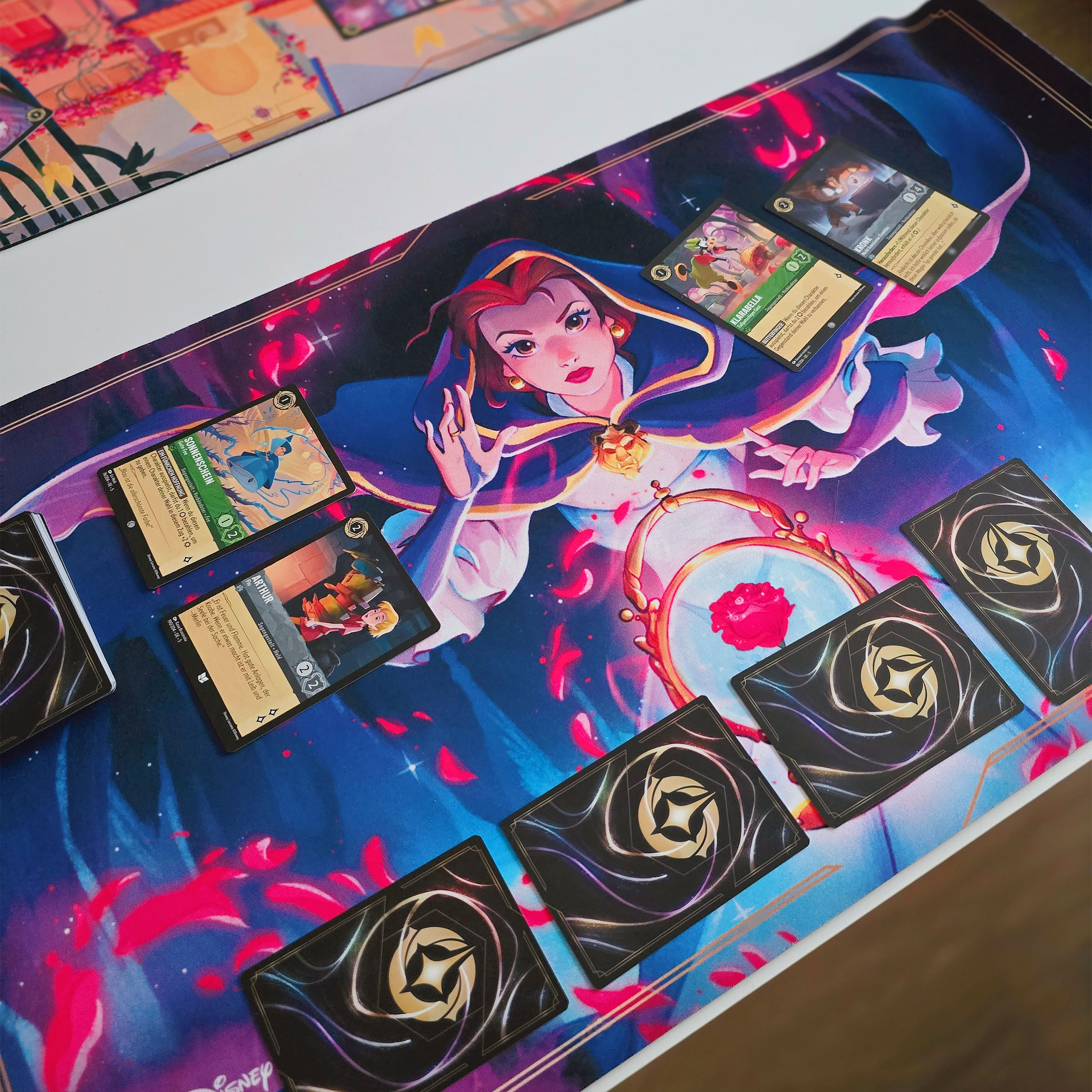 Disney Lorcana Playmat Belle - Skyglow Trading Card Game