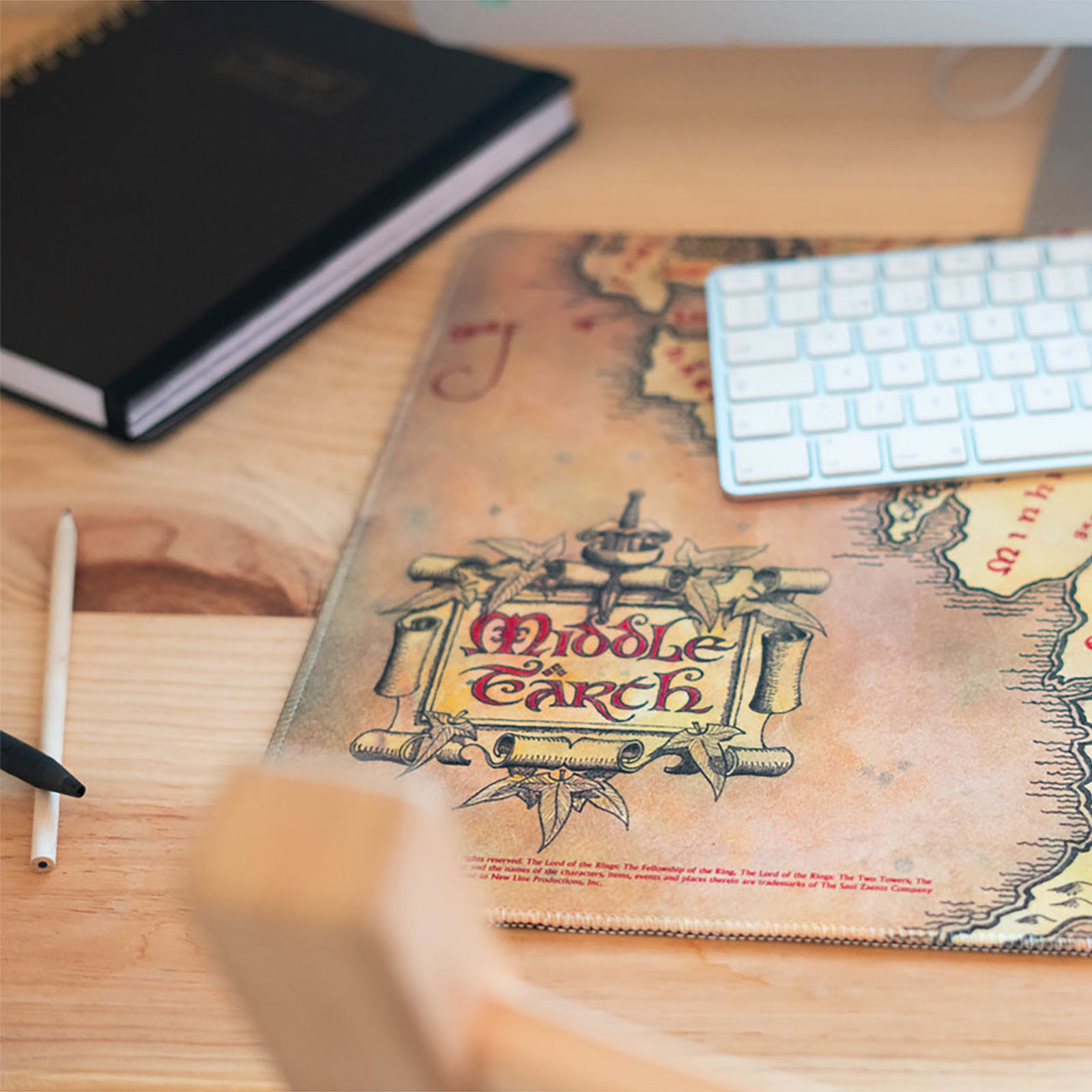 Der Herr der Ringe - Mittelerde Karte Mousepad