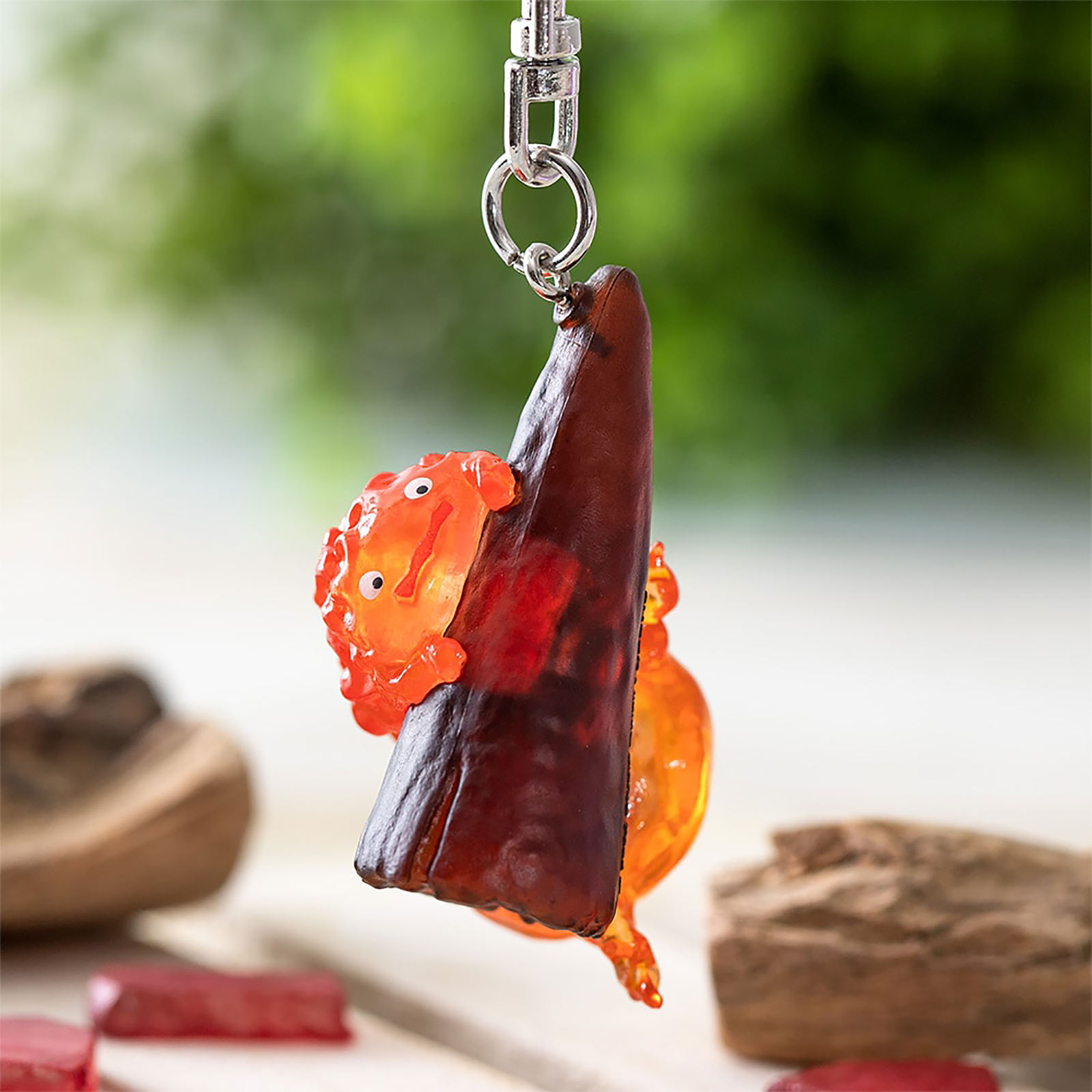 The Moving Castle - Calcifer Keychain