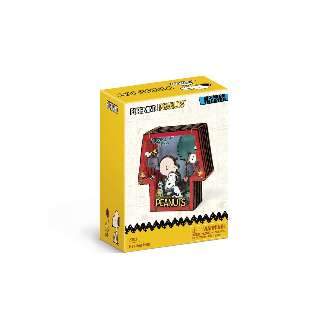 Fistaszki Puremind Zestaw Modelarski Wooden Theater Healing Hug