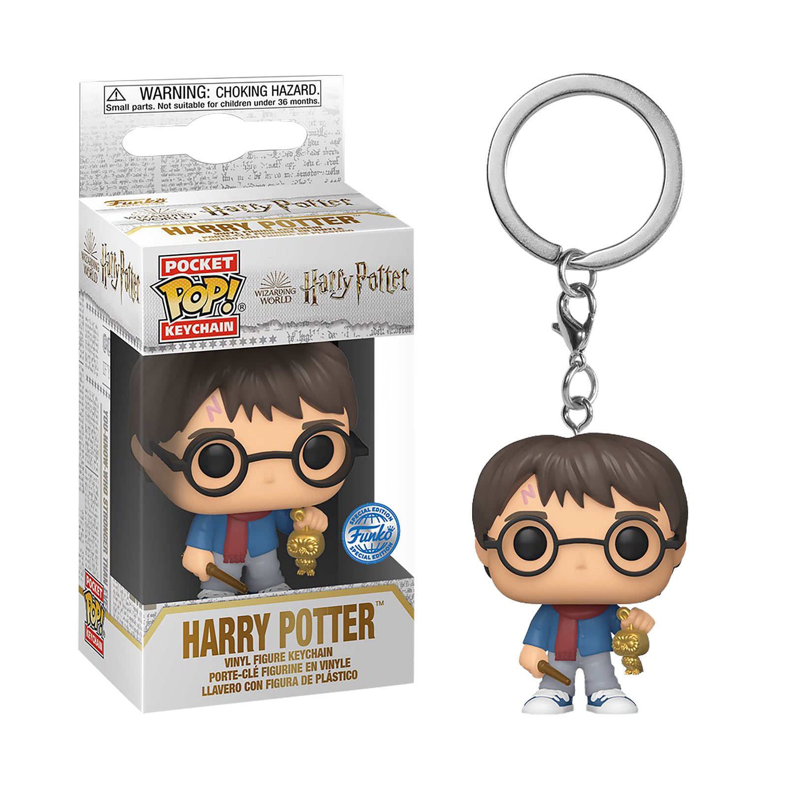 Harry Potter Holiday Funko Pop Keychain