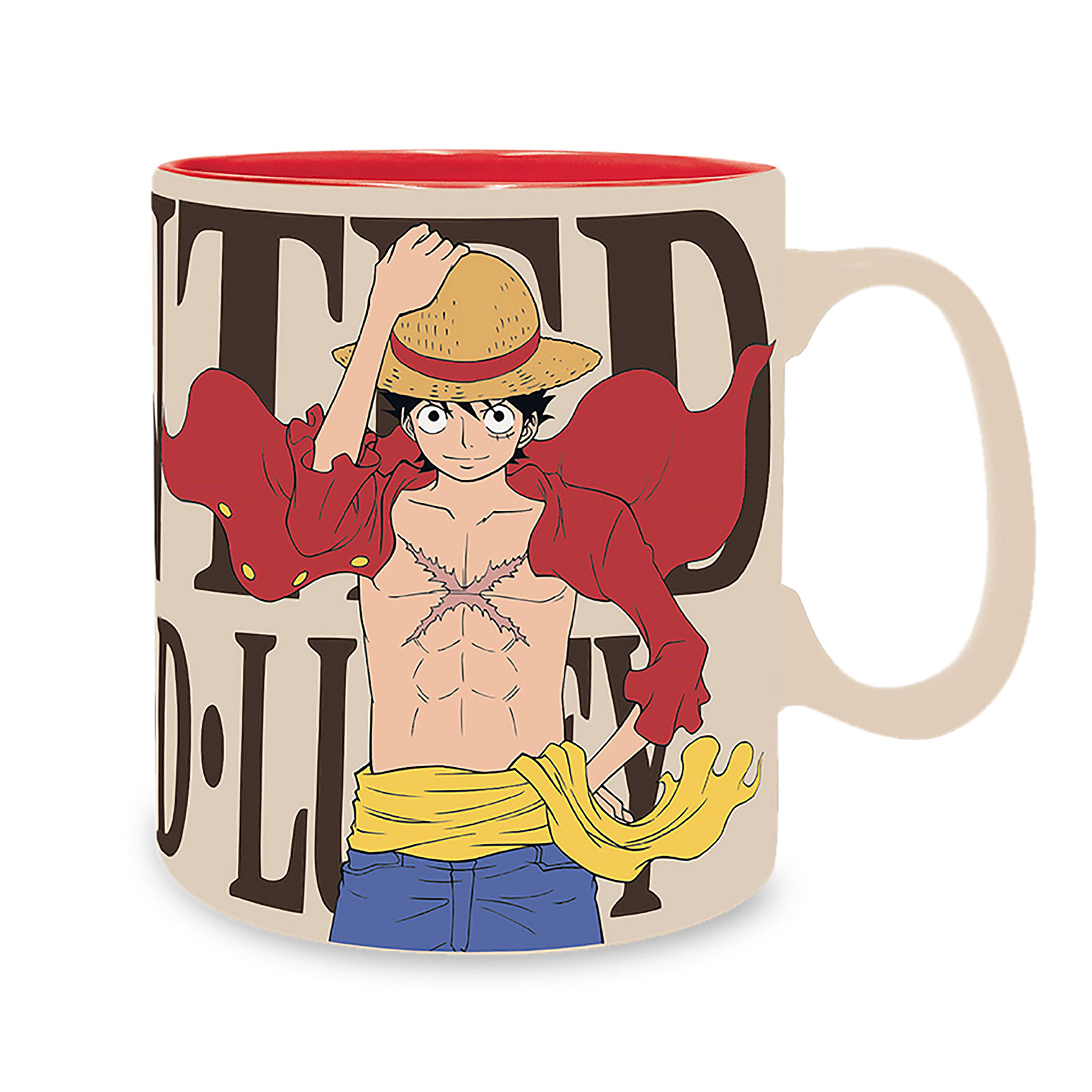 One Piece - Wanted D. Luffy Mug