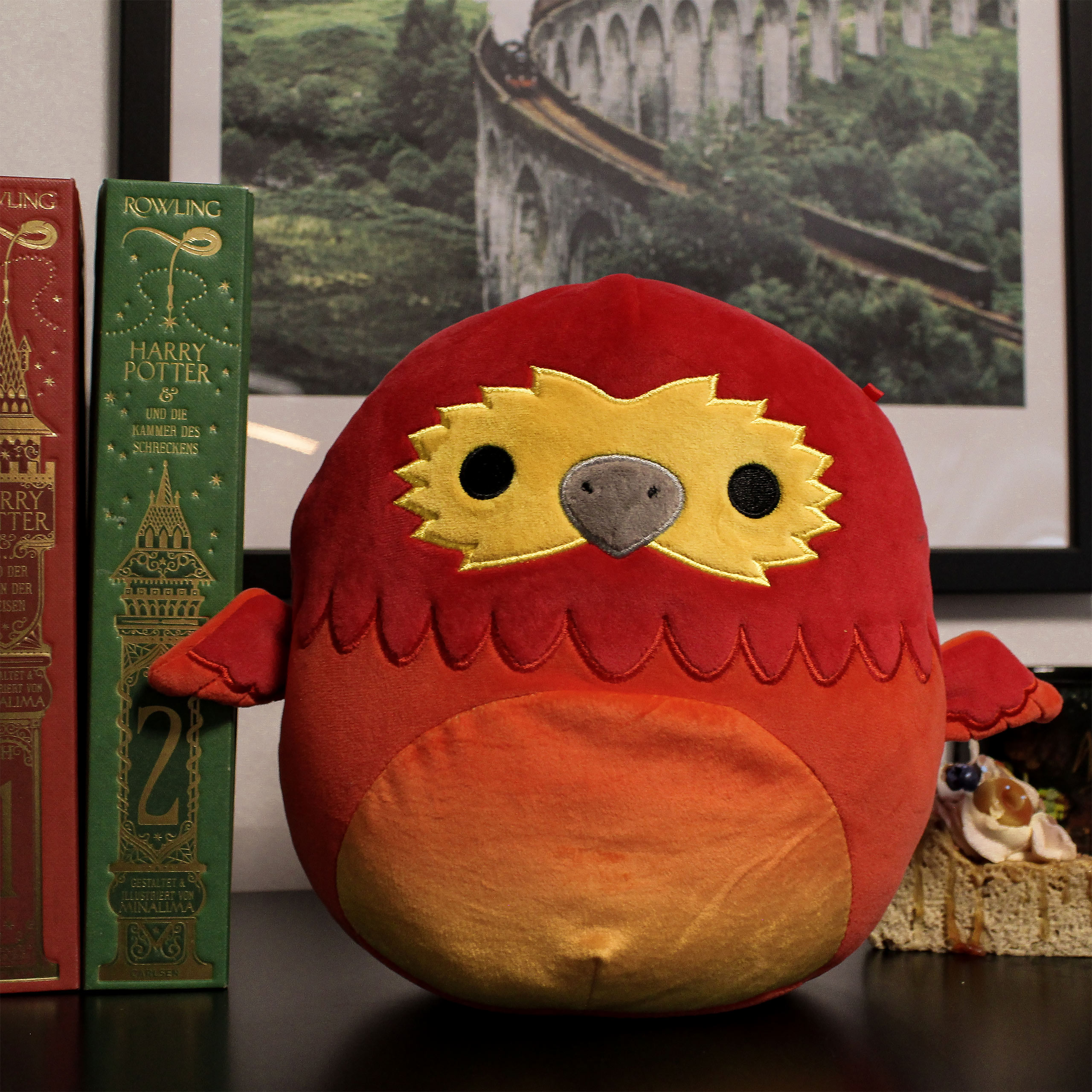 Fawkes Squishmallows Peluche - Harry Potter