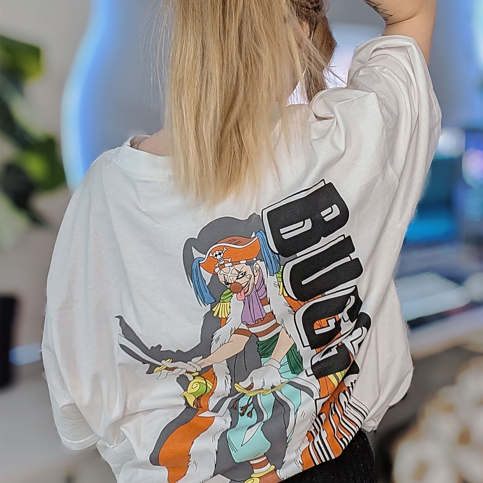 One Piece - Buggy Oversize T-shirt wit
