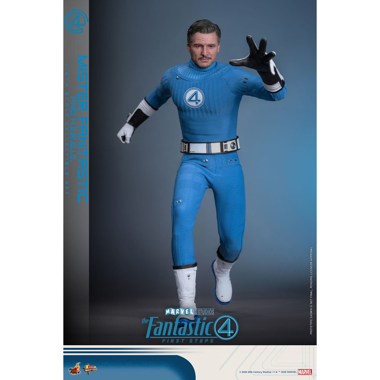 Les Quatre Fantastiques - Mister Fantastic & H.E.R.B.I.E. coffret de figurines d’action Masterpiece 1:6
