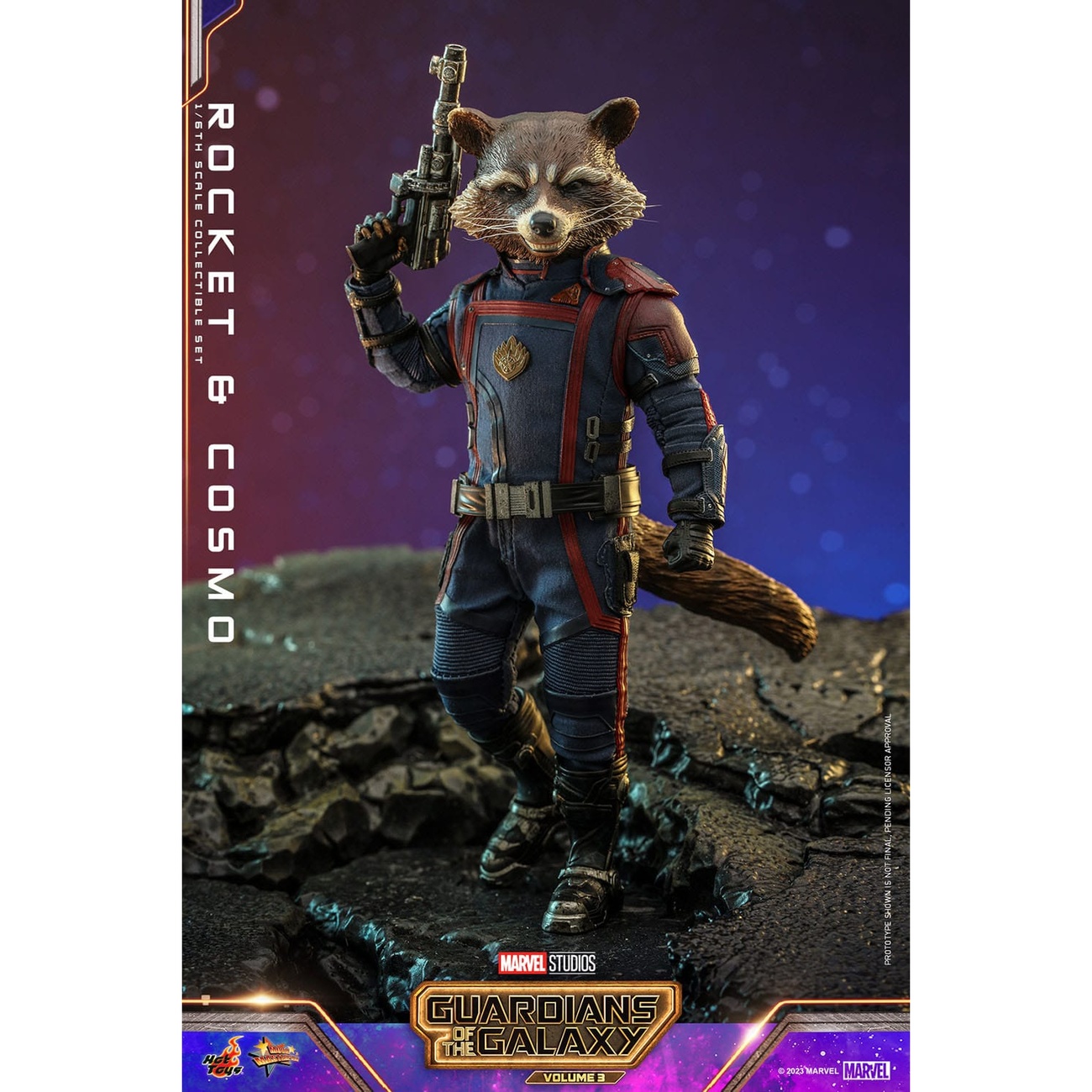 Guardians of the Galaxy – Figurines d’action Masterpiece Rocket & Cosmo 1:6