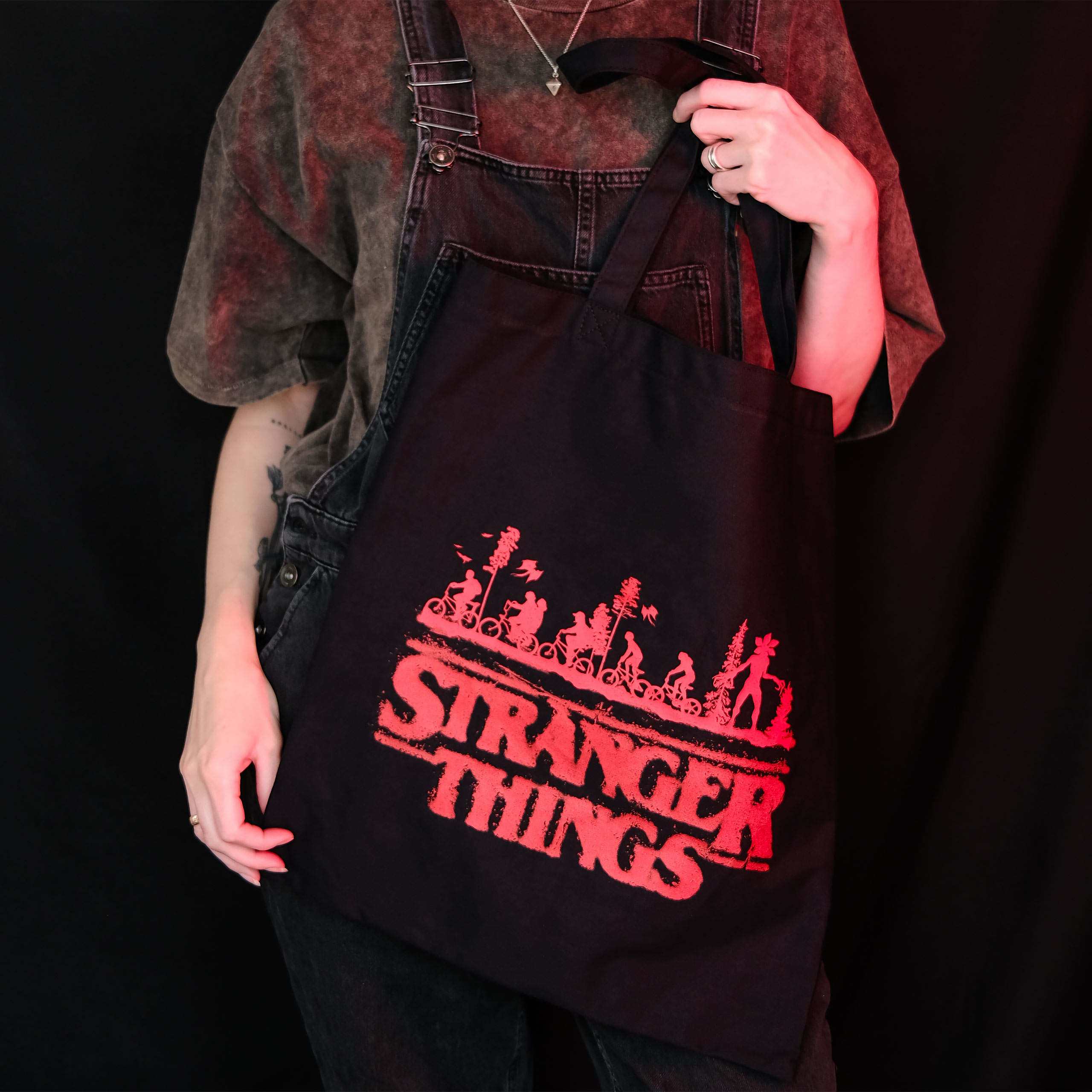 Stranger Things - Sac en toile avec logo