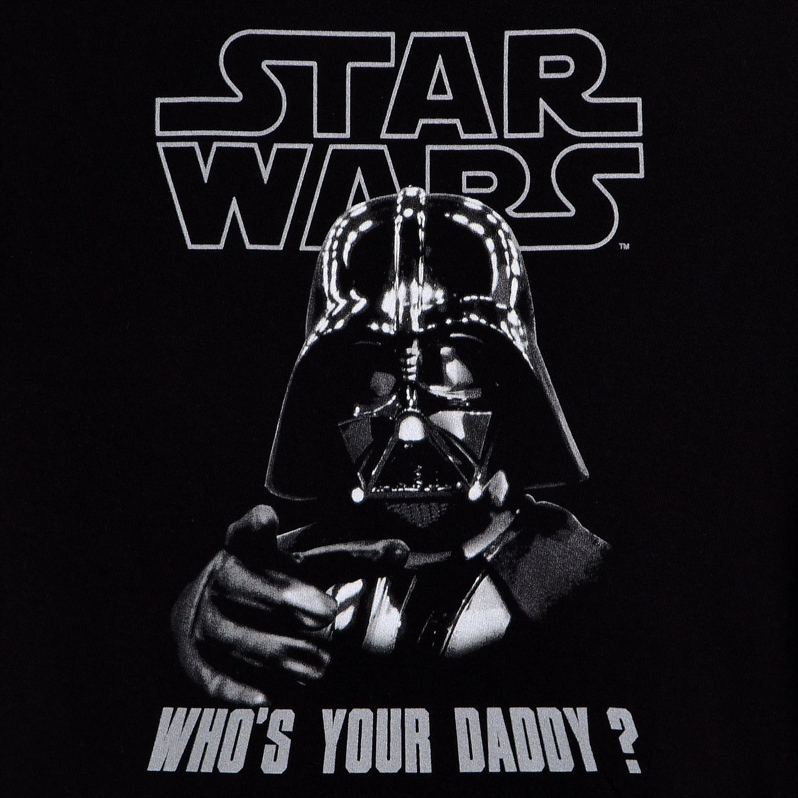 Star Wars - Dark Vador Qui est ton papa T-shirt Enfant noir