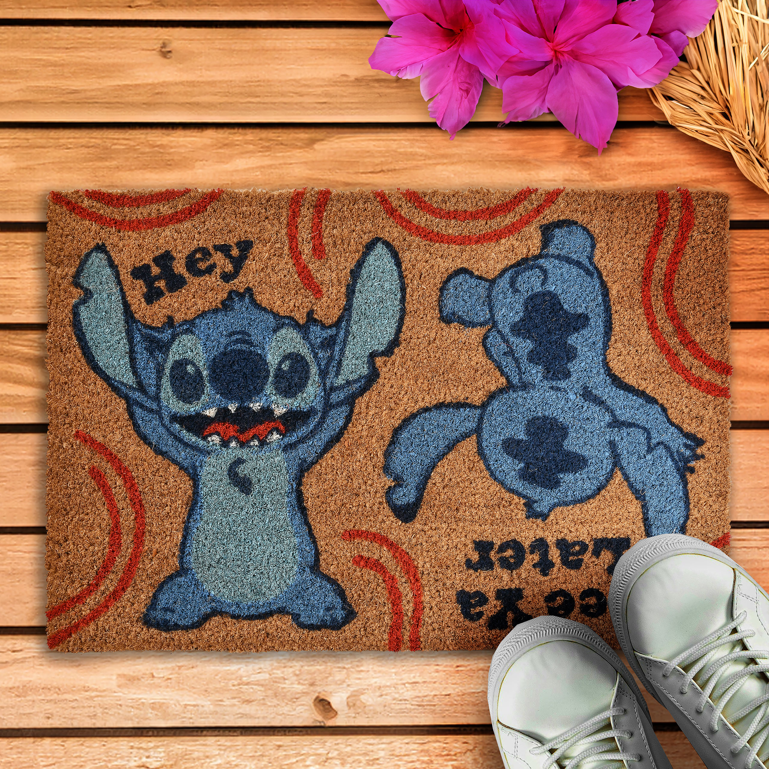 Stitch Hey See Ya Later Doormat - Lilo & Stitch