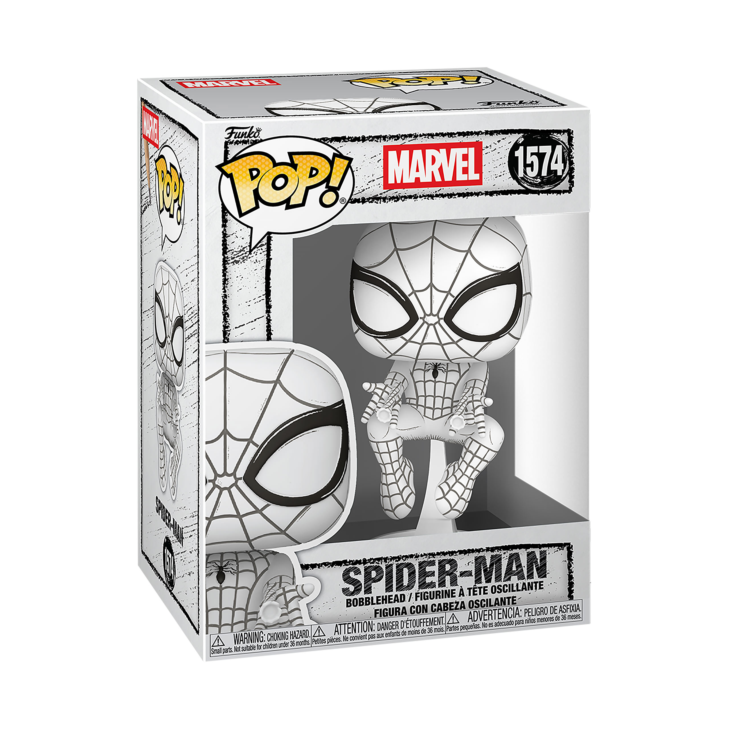 Spider-Man - Sketched Funko Pop Figur