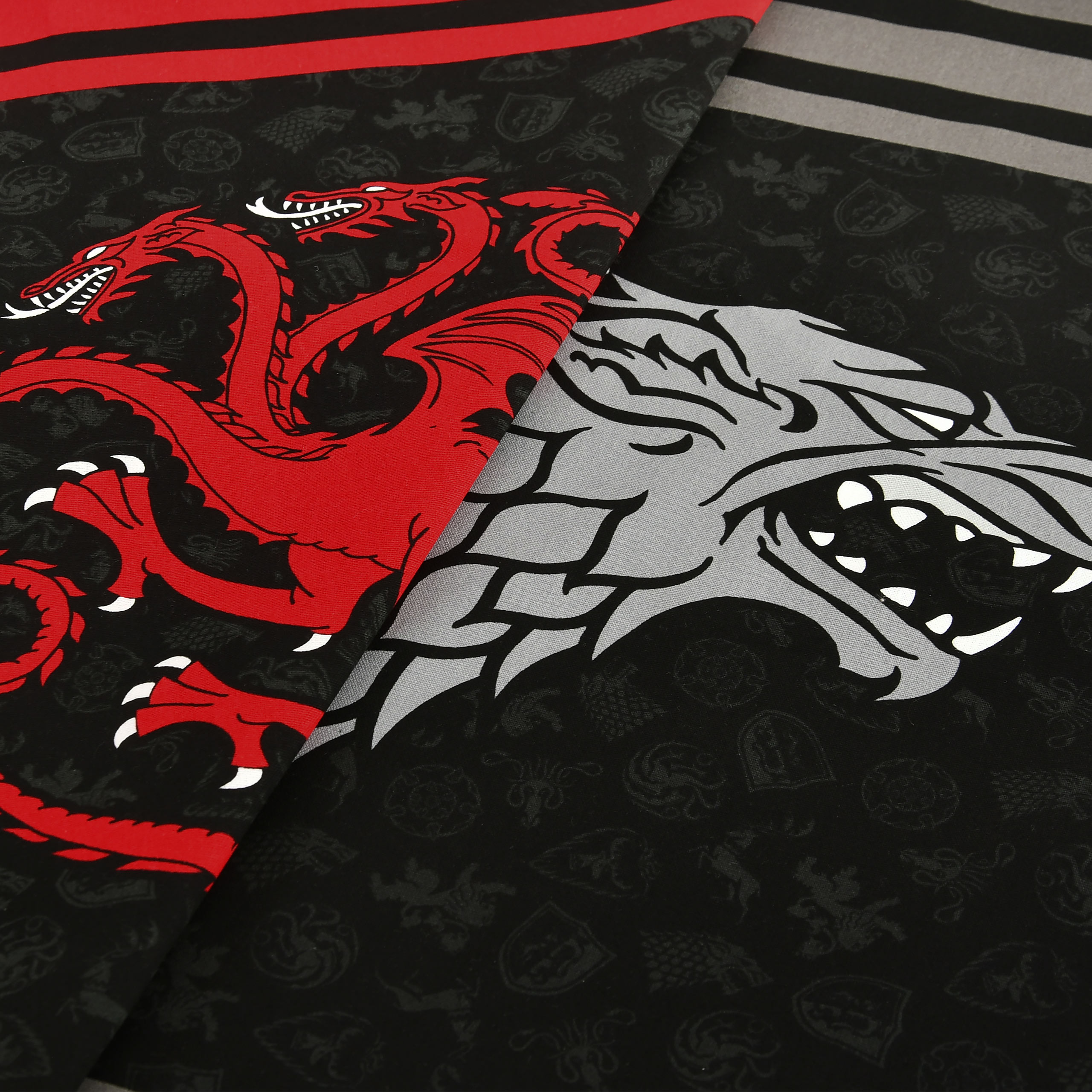 Set de torchons Stark et Targaryen - Game of Thrones