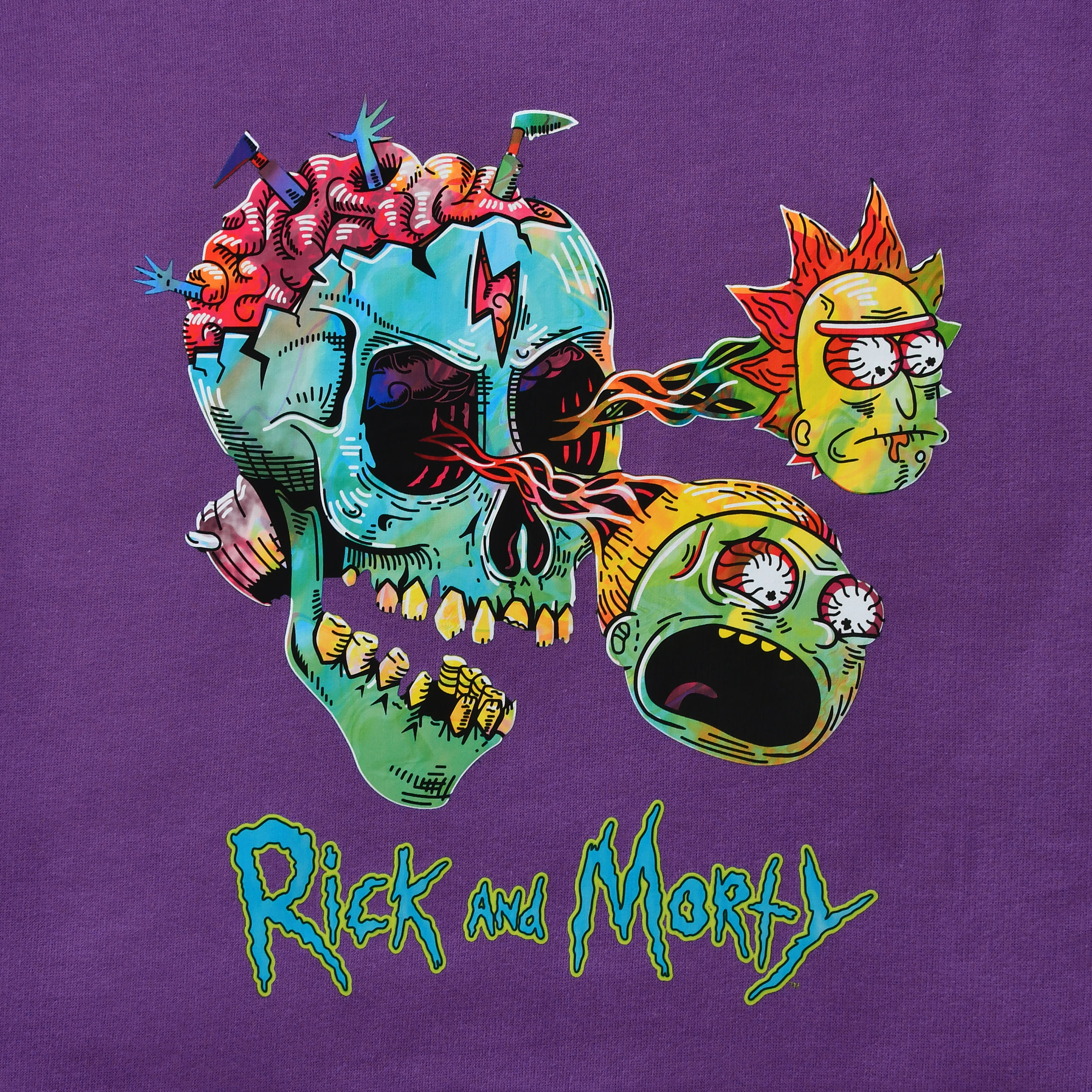 Rick and Morty - Morty and Rick Face Hoodie