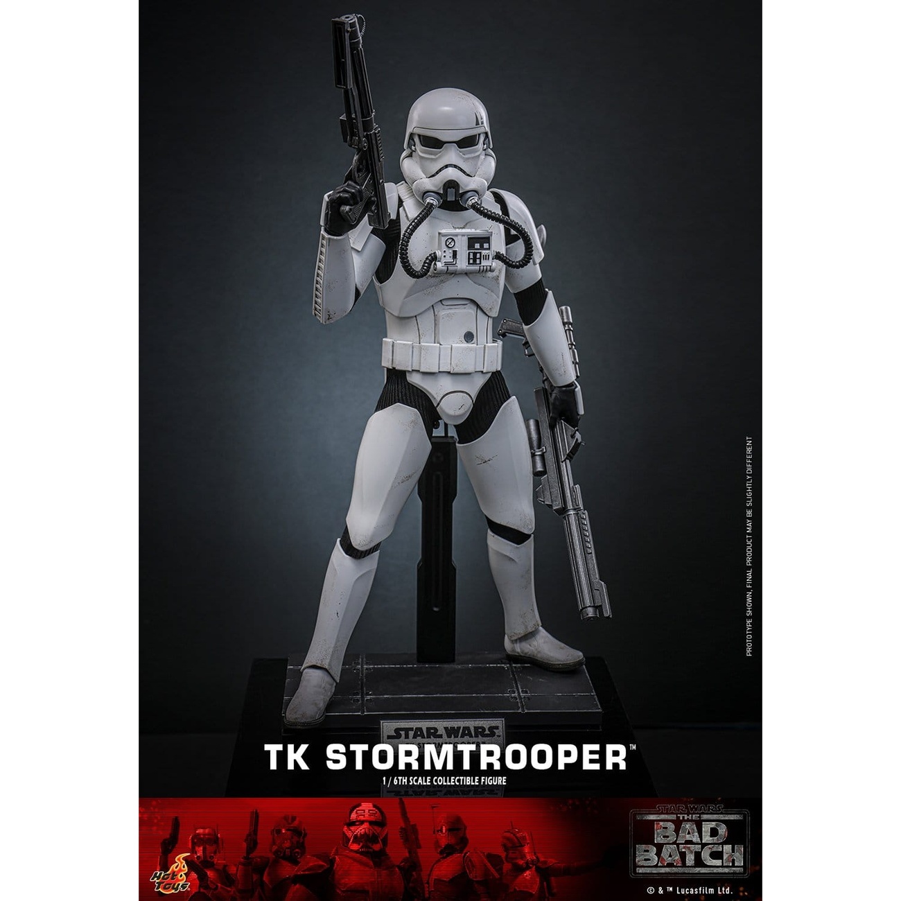 Star Wars: The Bad Batch - Figura de acción TK Stormtrooper 1:6 | Elbenwald