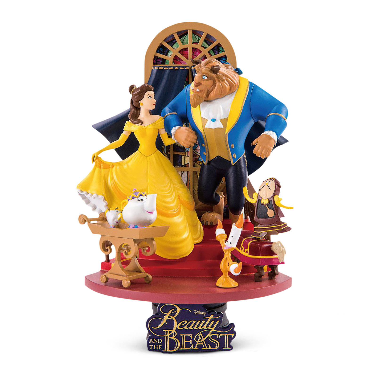 Beauty and the Beast Diorama 16 cm