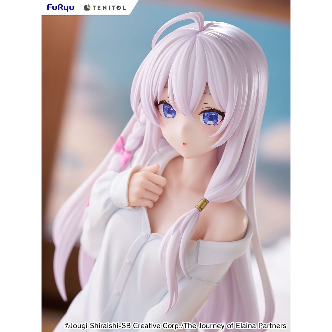 Wandering Witch: The Journey of Elaina Statua in PVC Tenitol Tall Elaina Shirt Ver. 30 cm