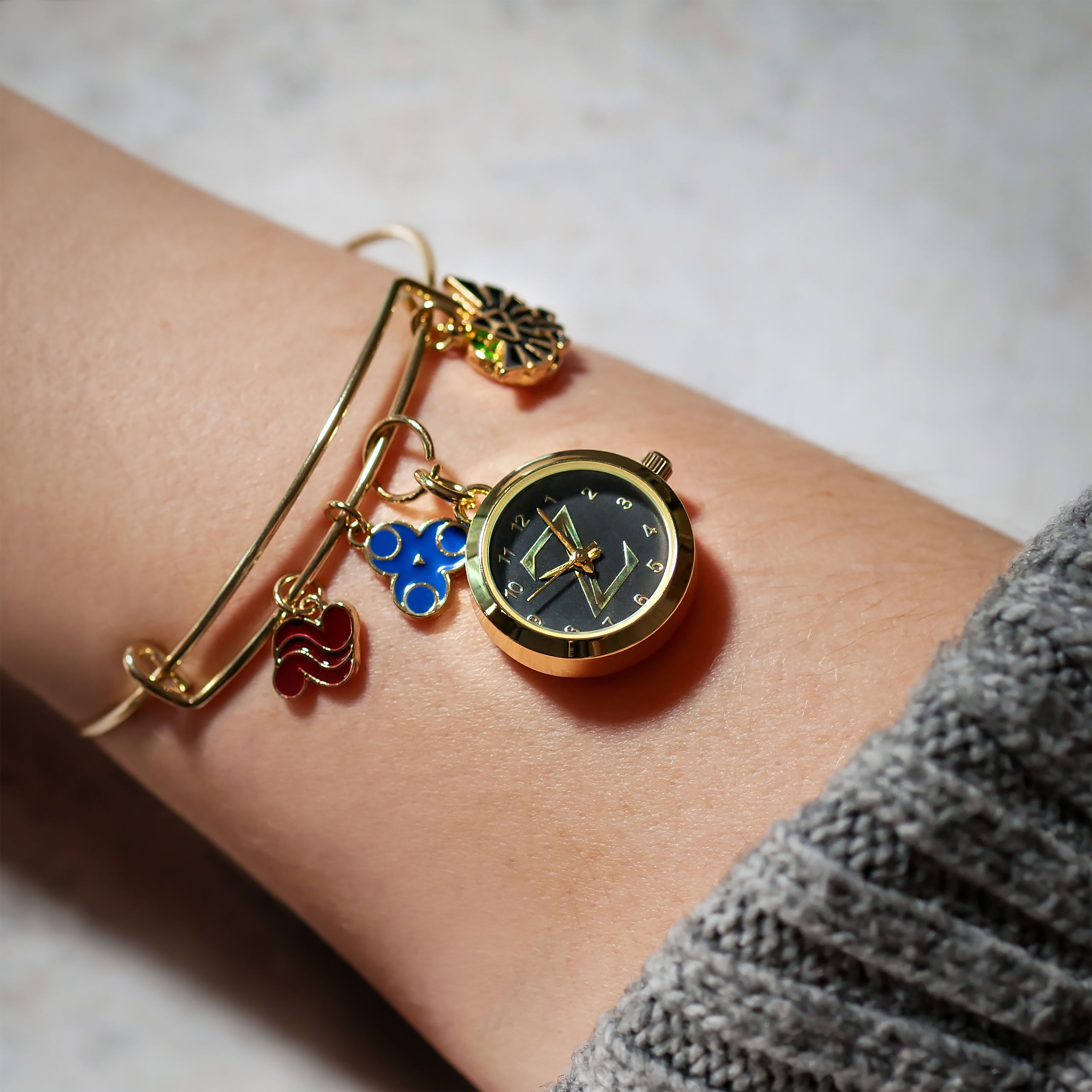 Zelda - Bracelet de charme avec montre