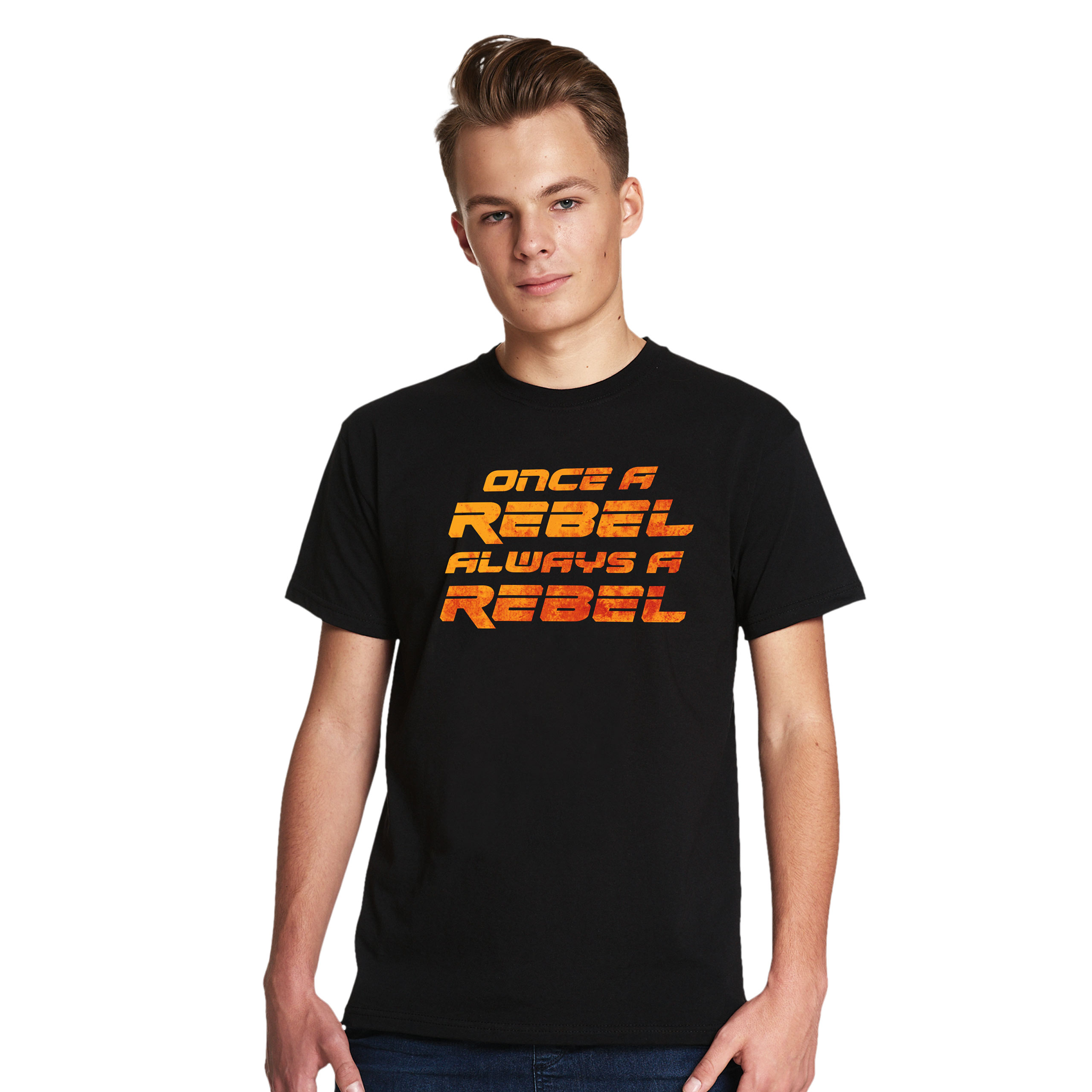 Rebel T-Shirt für Star Wars Fans schwarz