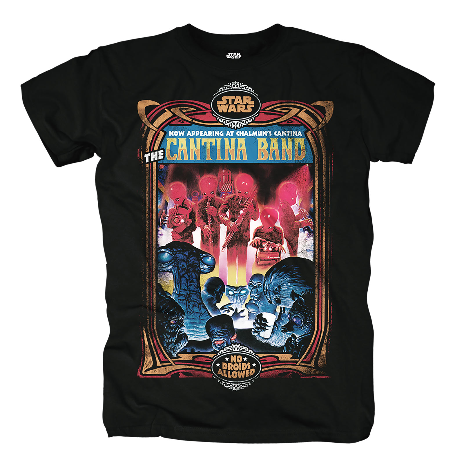 Star Wars - T-shirt noir du groupe Chalmun's Cantina
