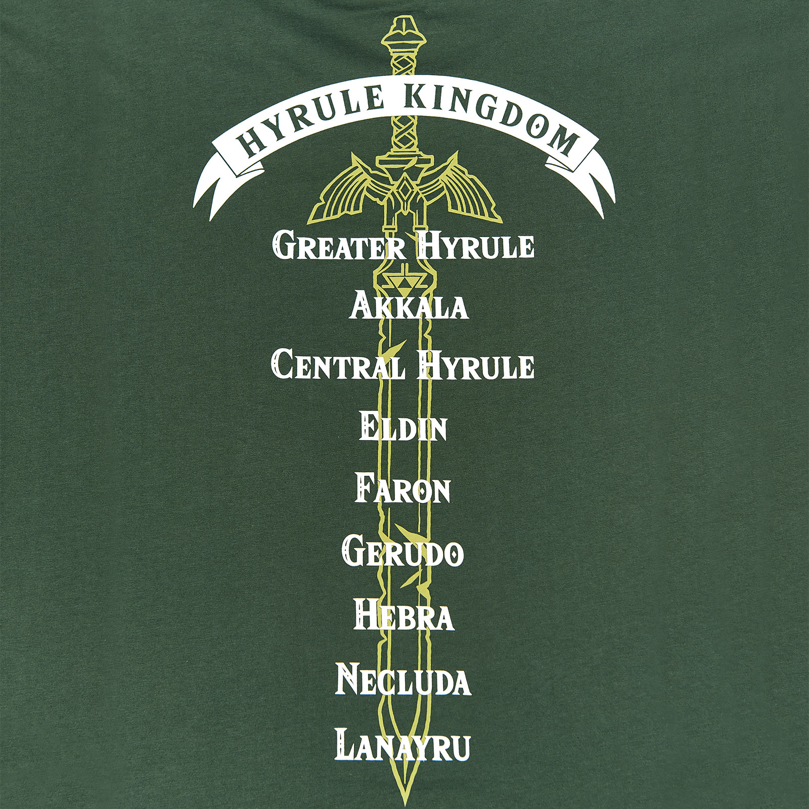 Zelda - Hyrule Kingdom Tour T-Shirt green
