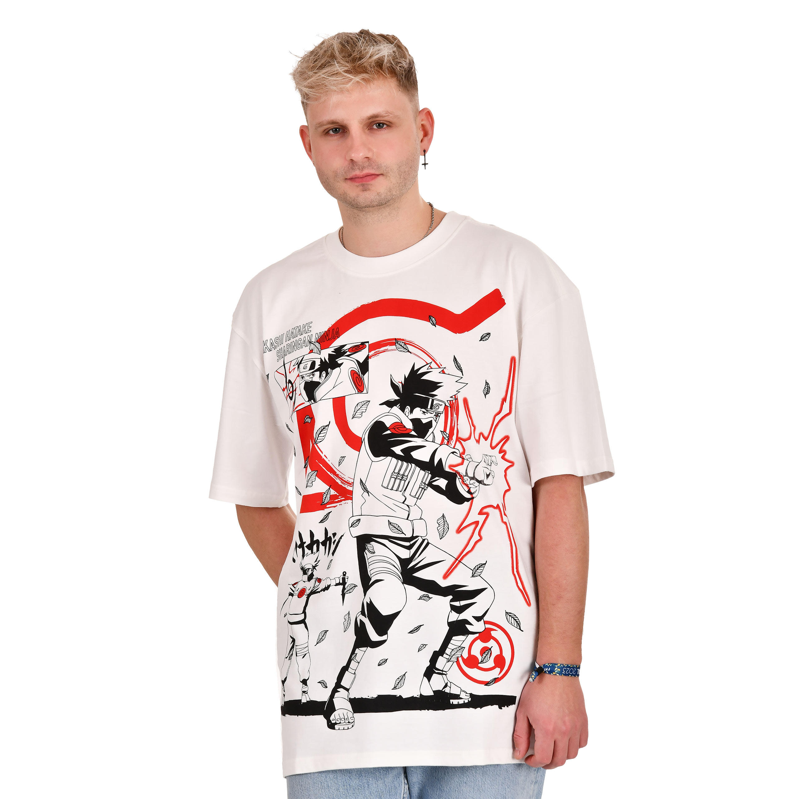 Naruto Shippuden - Kakashi Hatake Oversized T-shirt wit