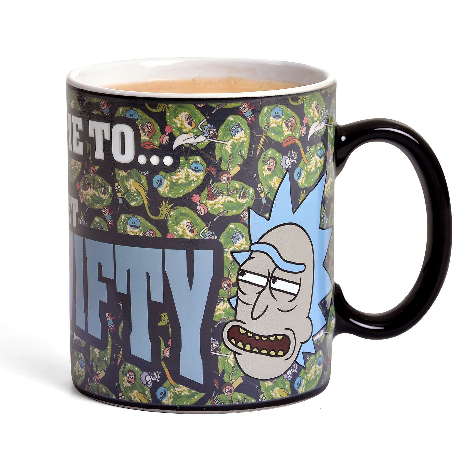 Rick and Morty - Get Schwifty Tasse à effet thermique