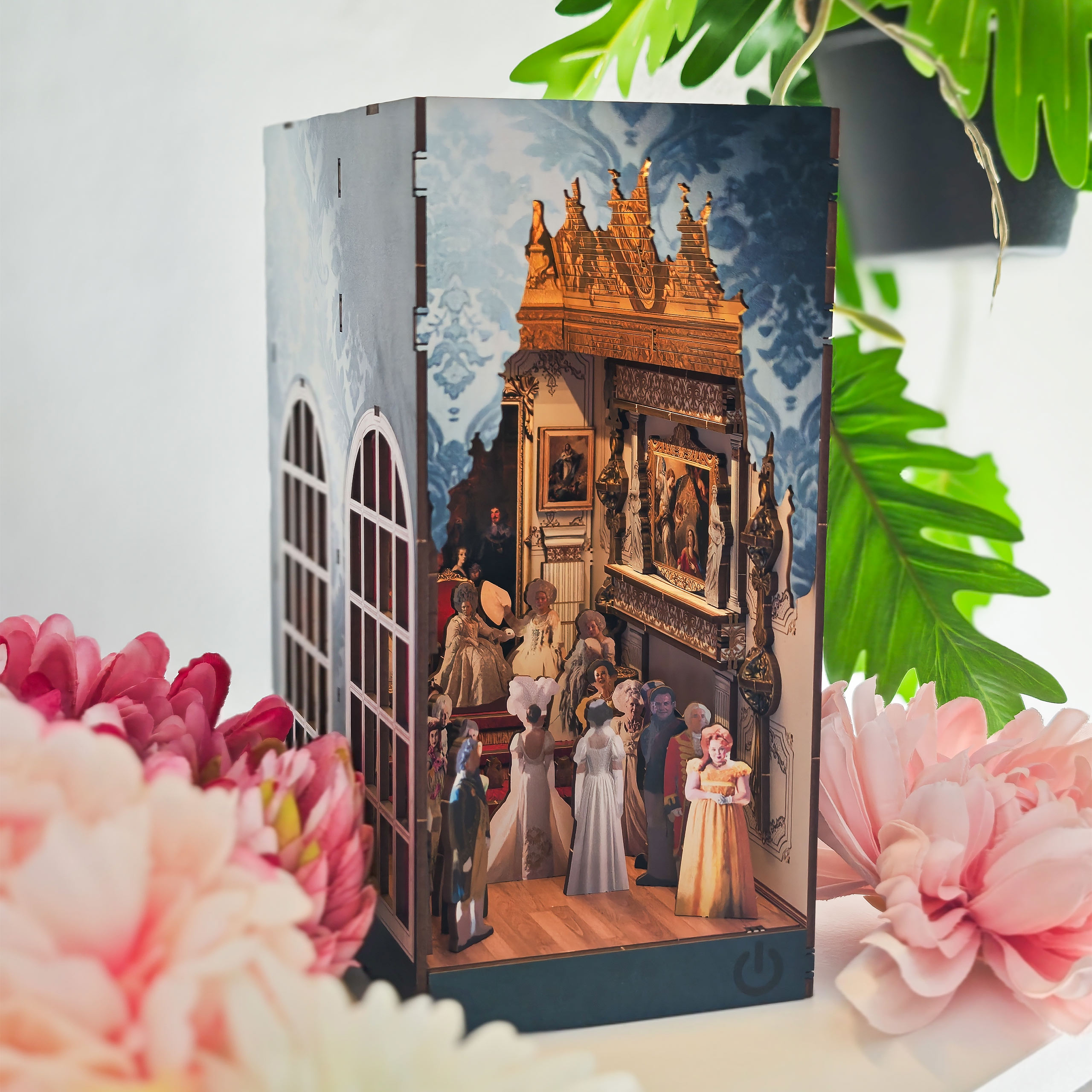 Bridgerton - The Duke and I Book Nook Kit Modello in Legno