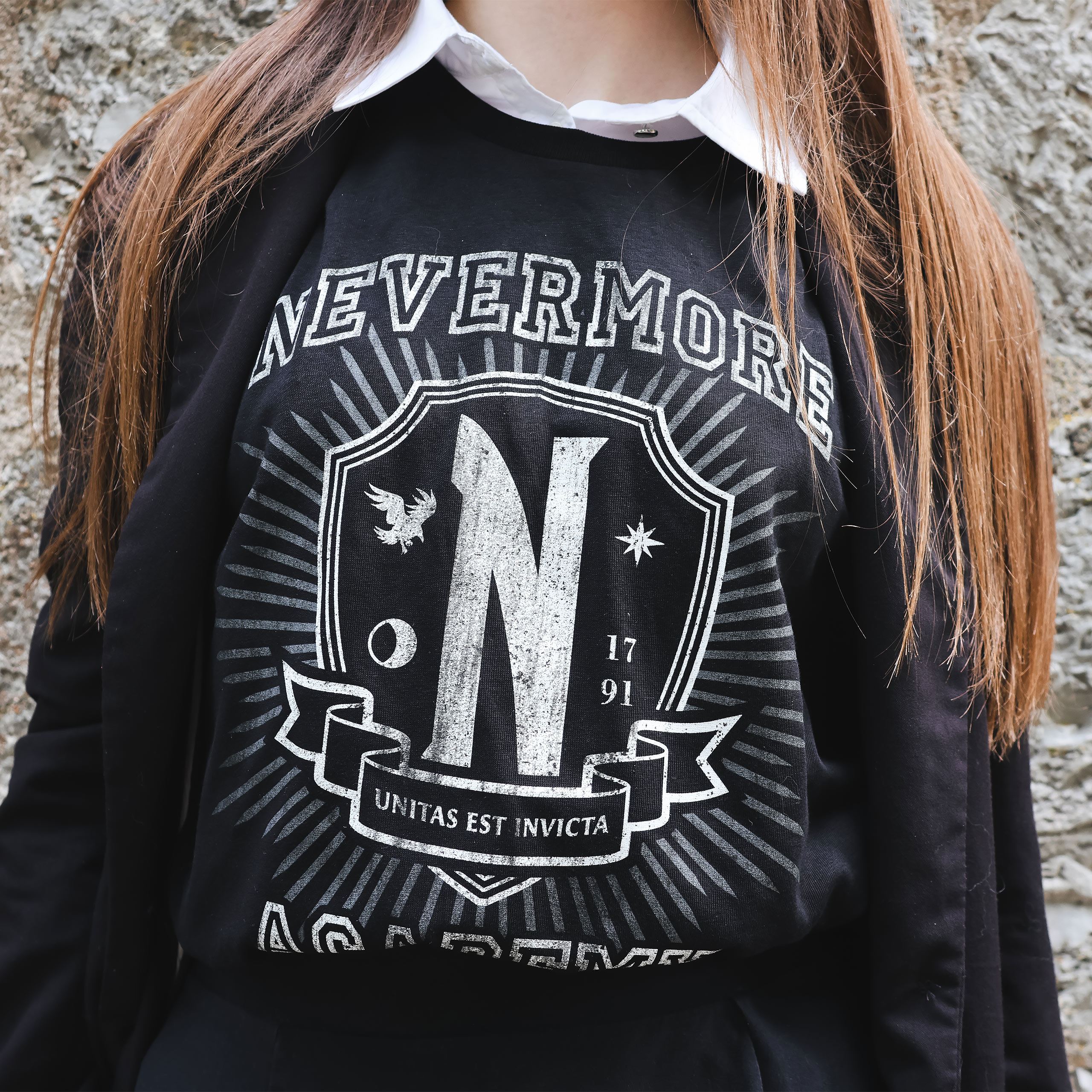 Wednesday - Nevermore Academy T-Shirt schwarz