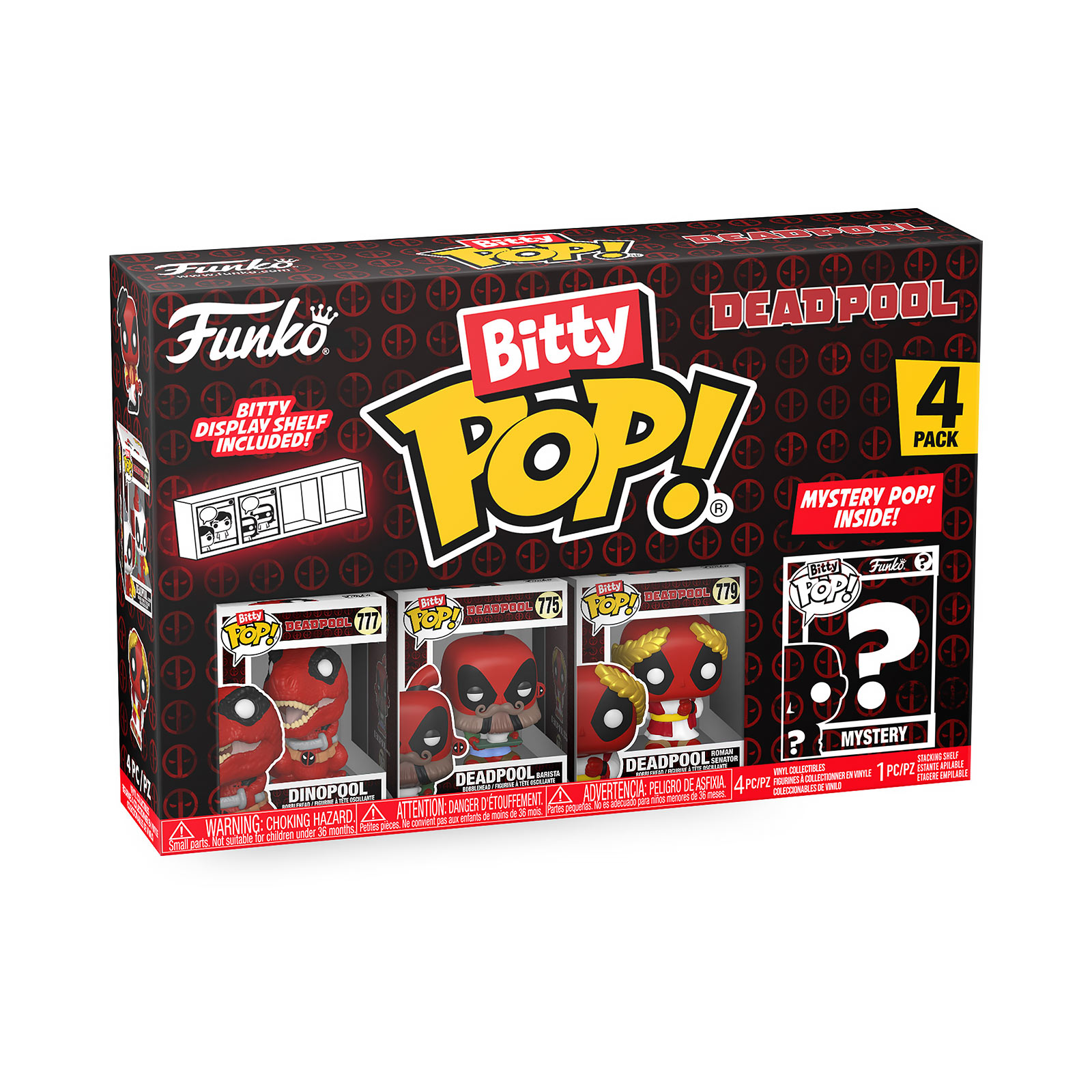 Deadpool - Funko Bitty Pop 4er Figuren Set Serie 3